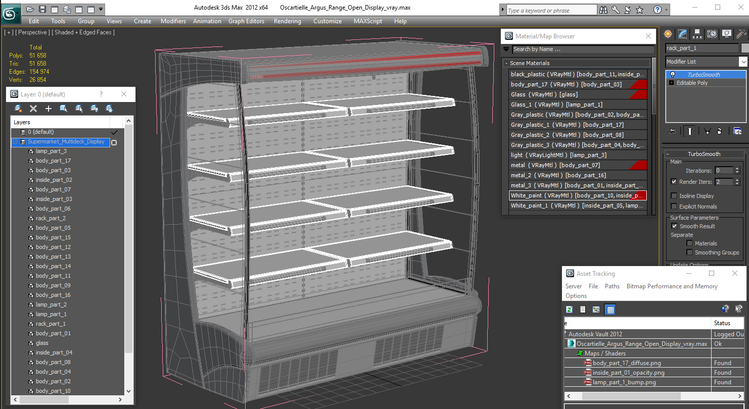 3D Oscartielle Argus Range Open Display