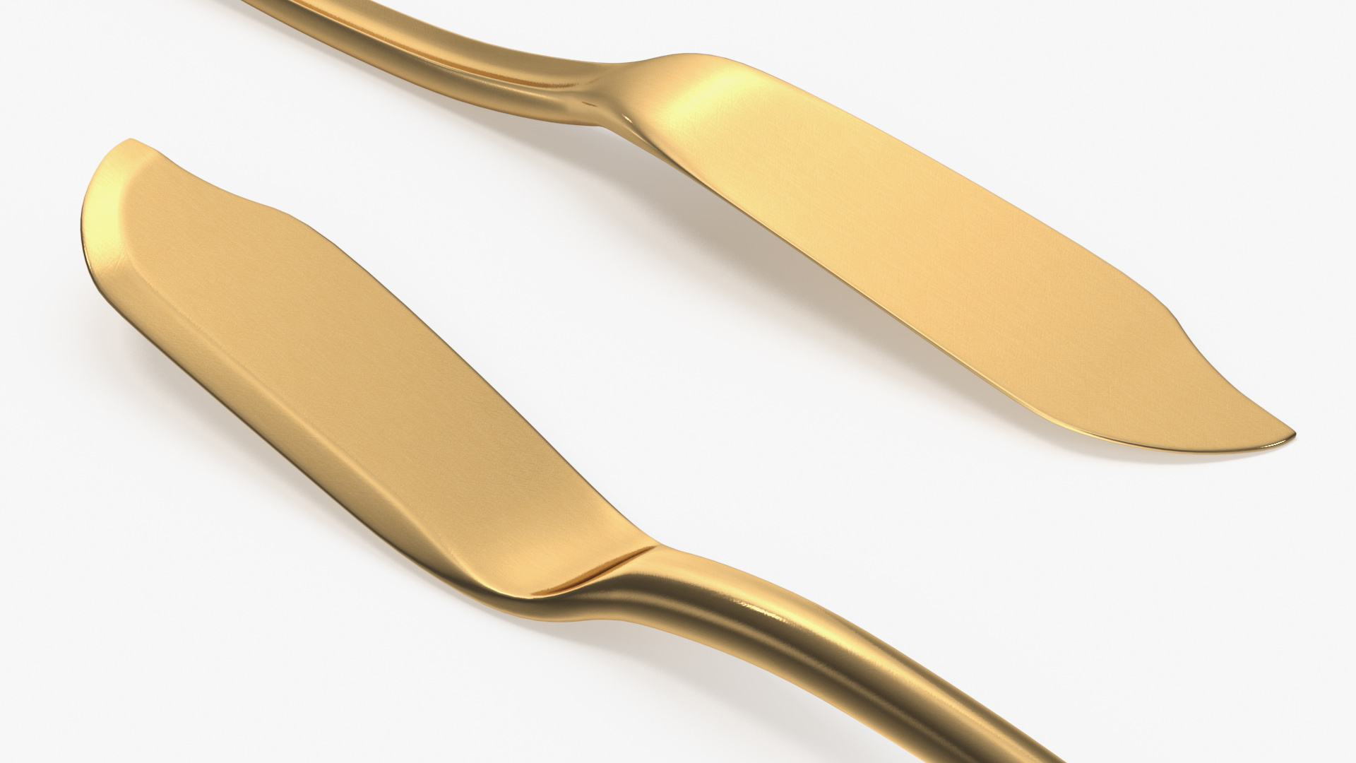 3D model Fish Knife Gold