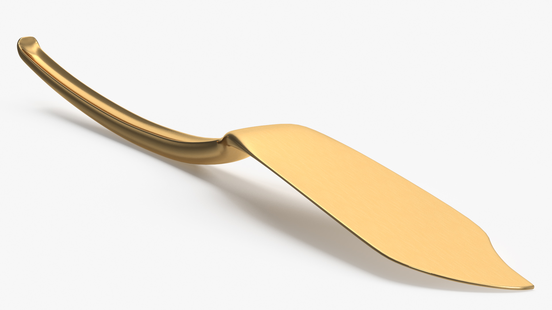 3D model Fish Knife Gold