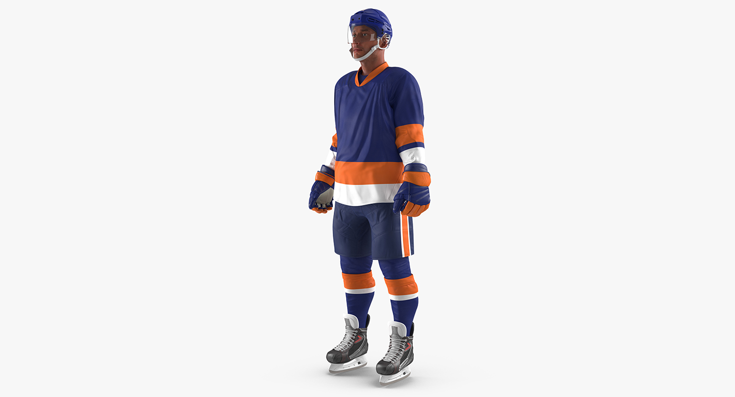 3D model Hockey Player Generic 5 Rigged