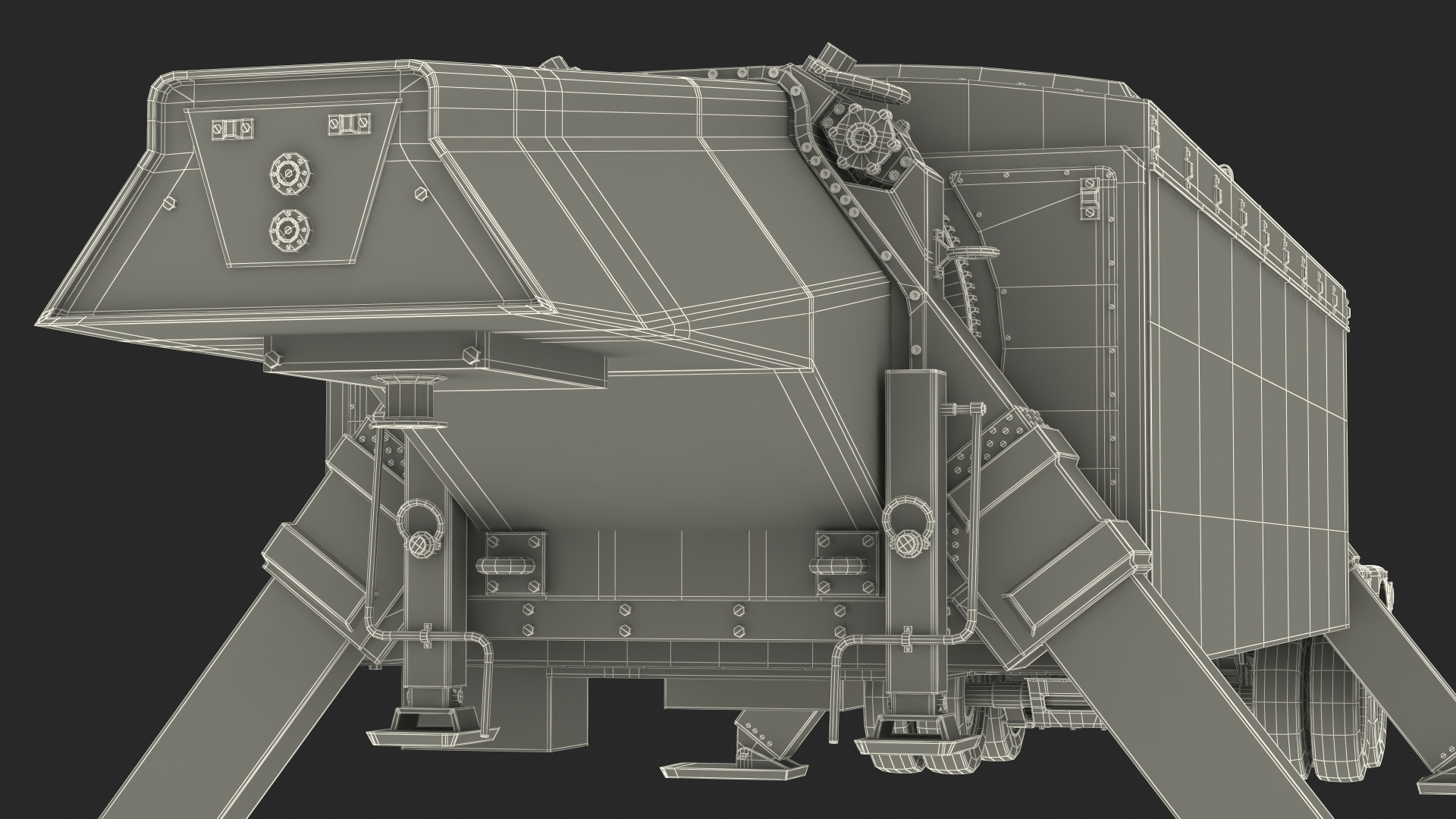 3D Deployed Camouflage TPY 2 Radar