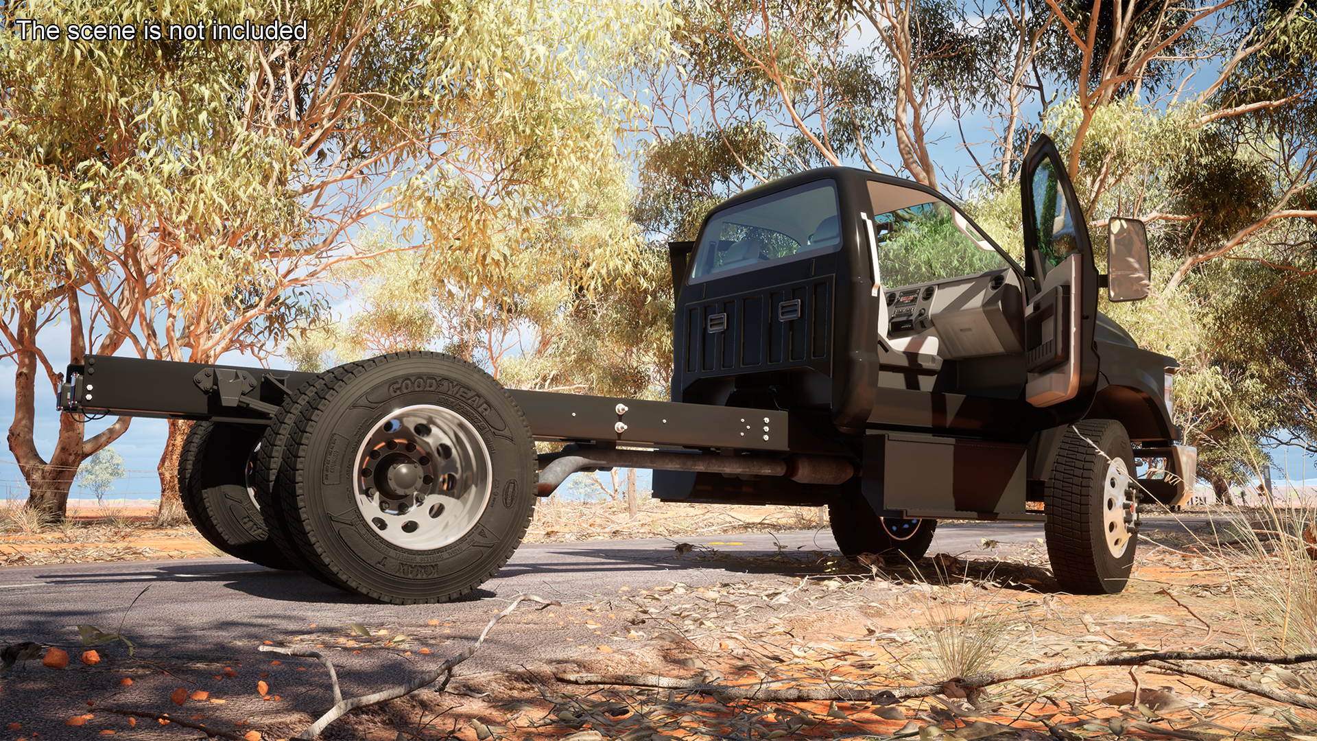 2019 F650 Supertruck Pickup Rigged 3D model