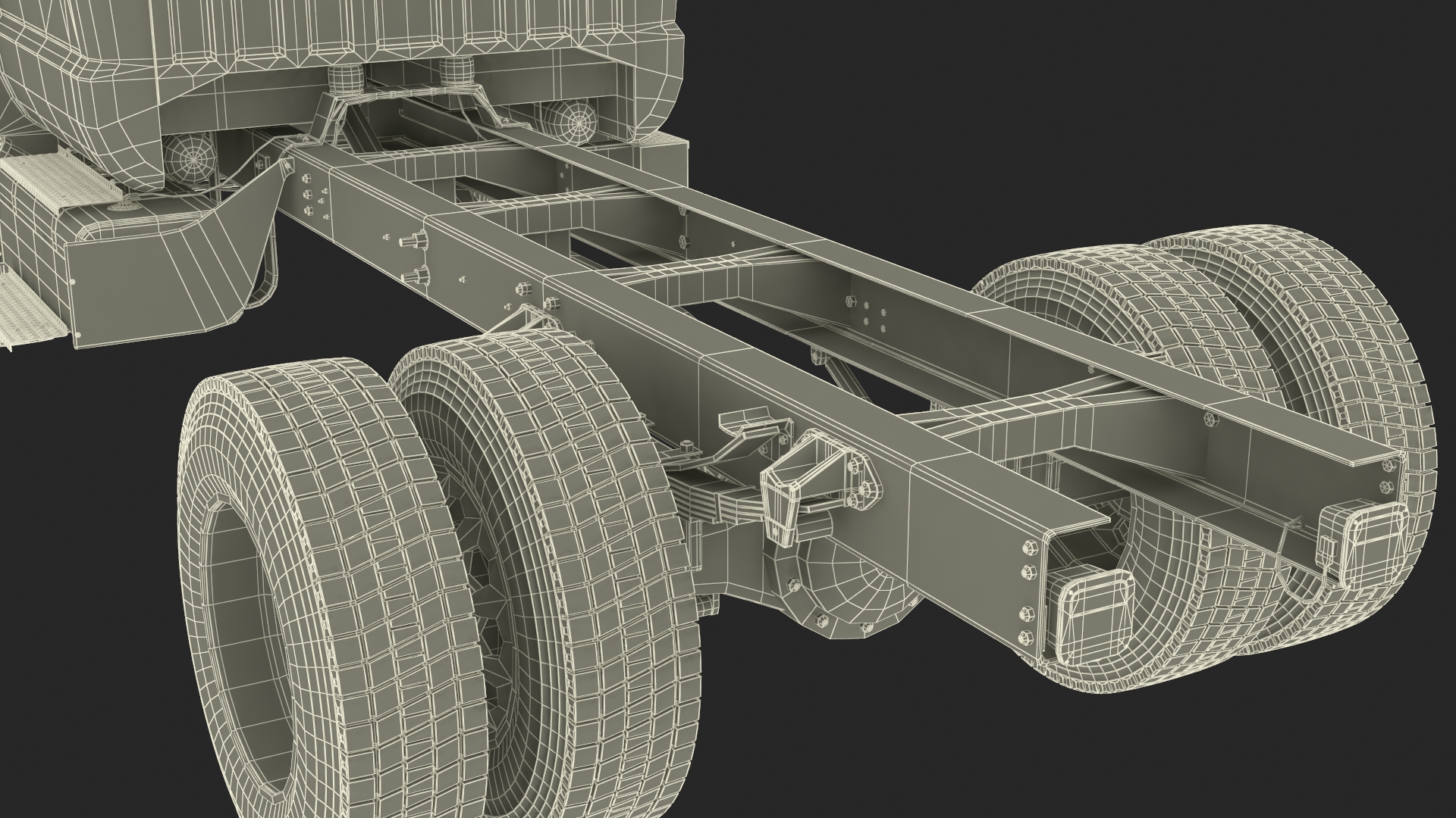 2019 F650 Supertruck Pickup Rigged 3D model