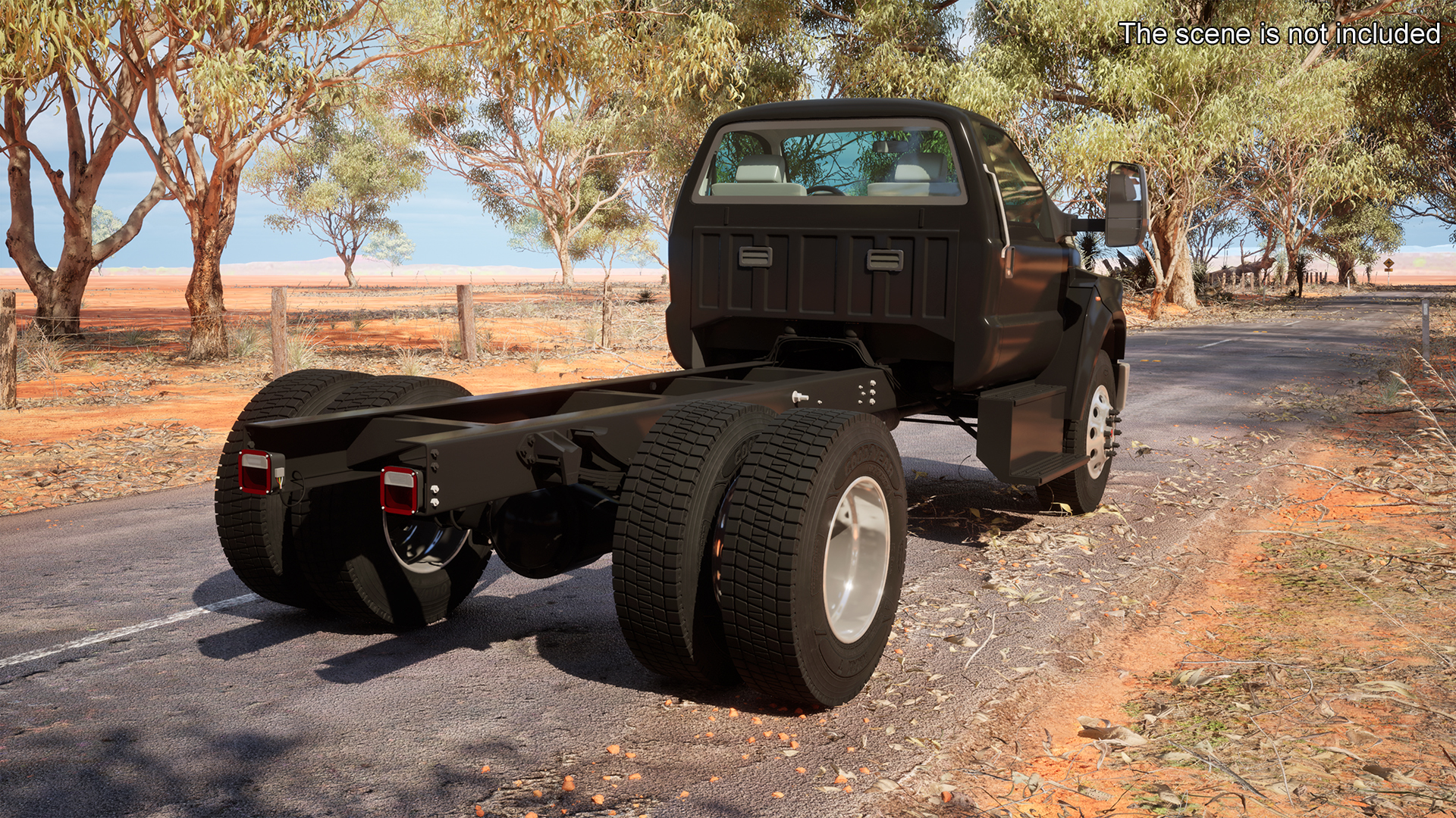 2019 F650 Supertruck Pickup Rigged 3D model