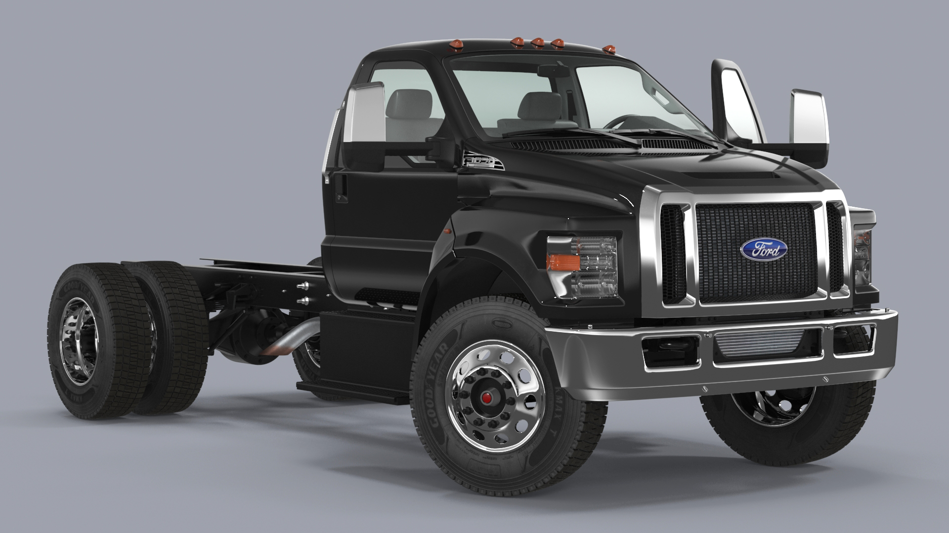 2019 F650 Supertruck Pickup Rigged 3D model