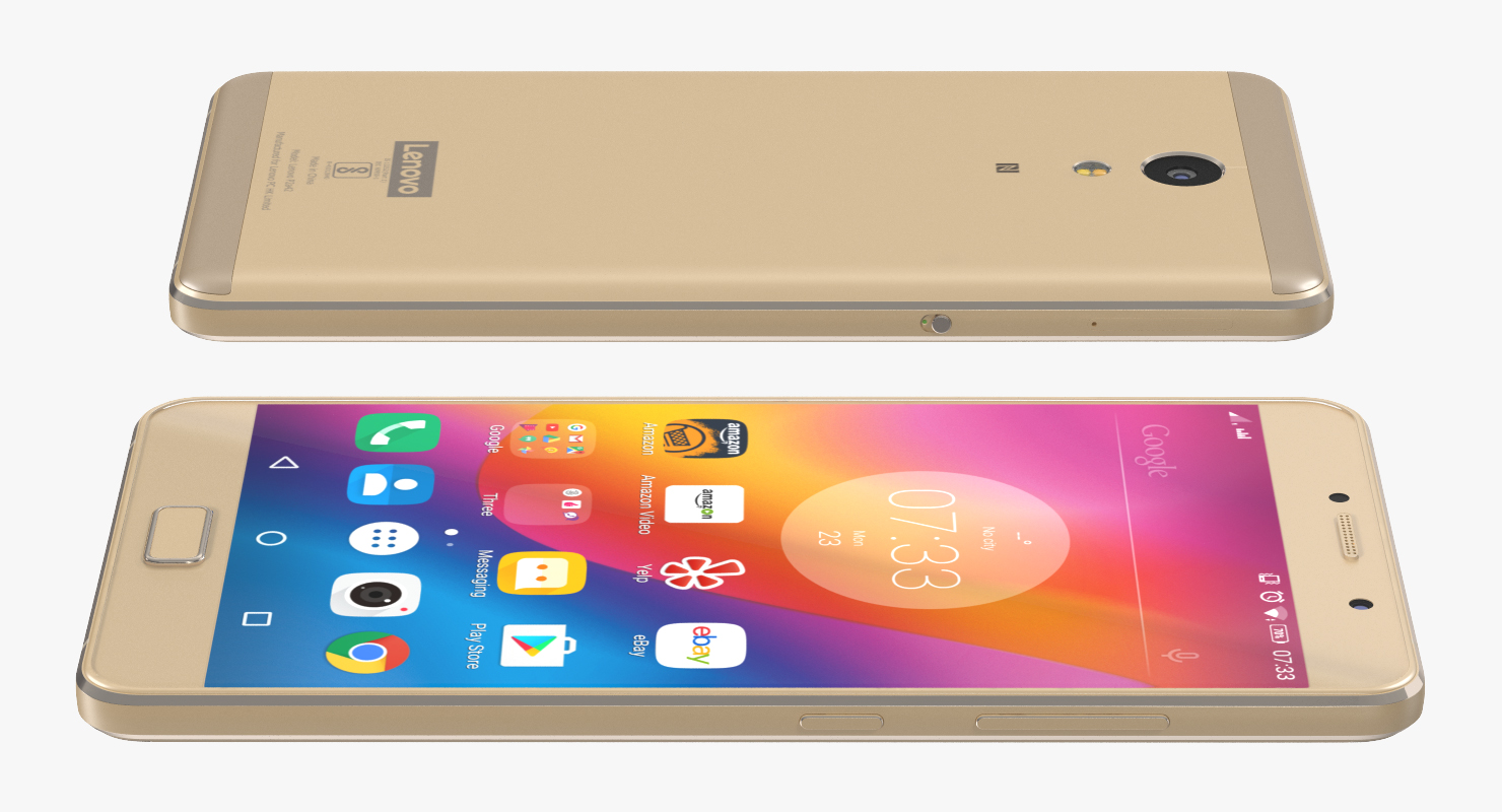 Lenovo P2 Champagne Gold 3D model