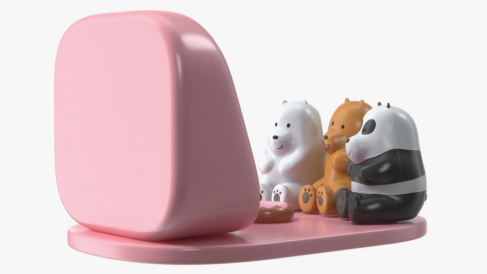 Phone Holder We Bare Bears Unbearably Cute 3D