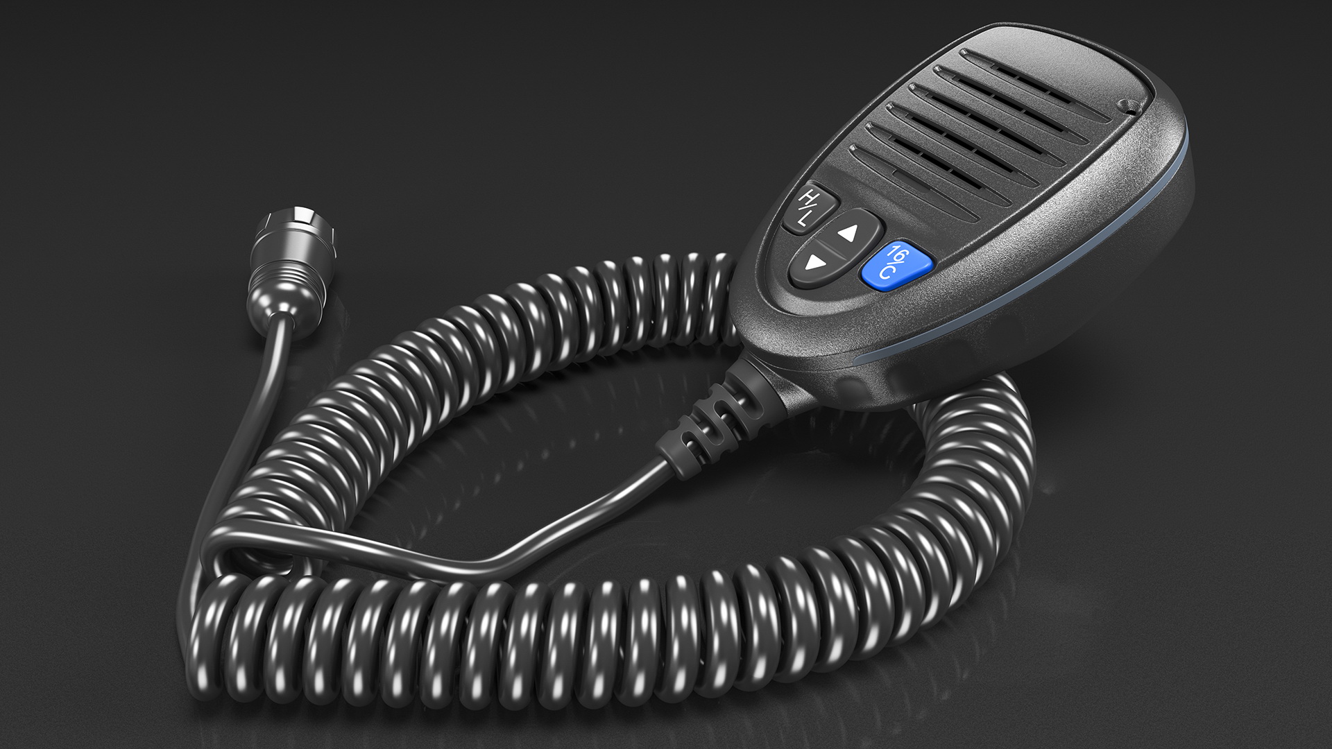 3D model External Marine VHF Microphone