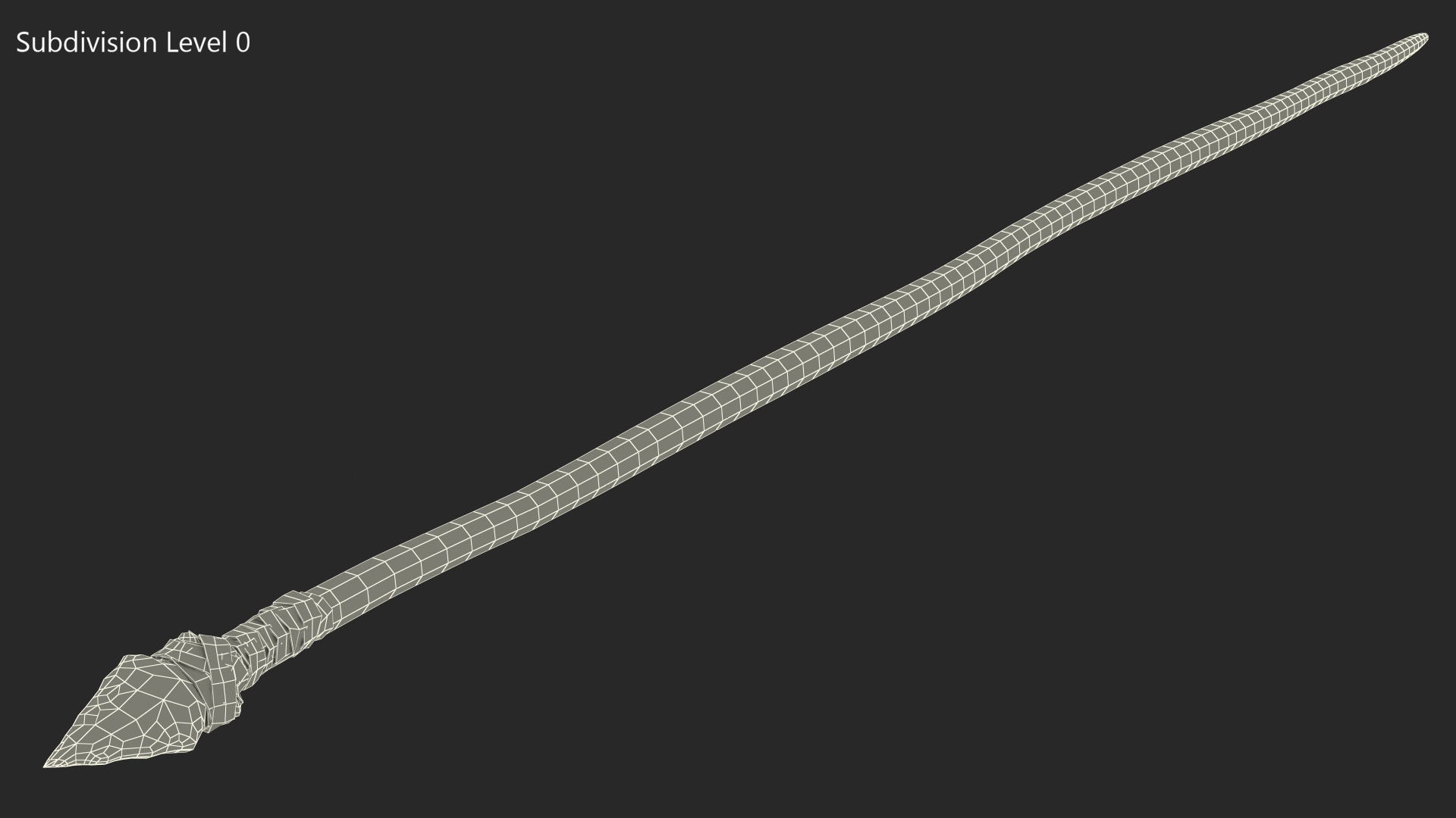 3D Ancient Spear model