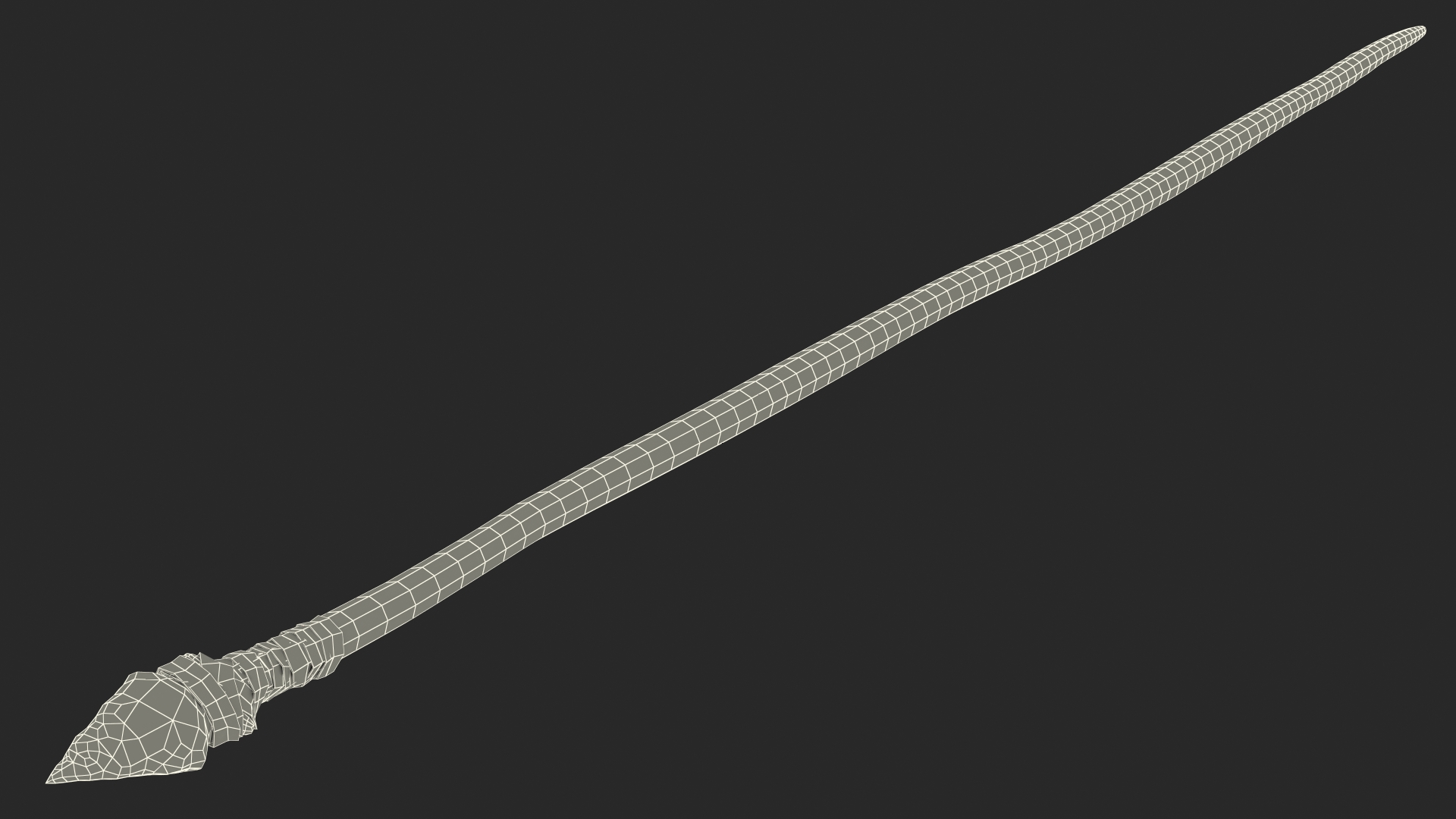 3D Ancient Spear model