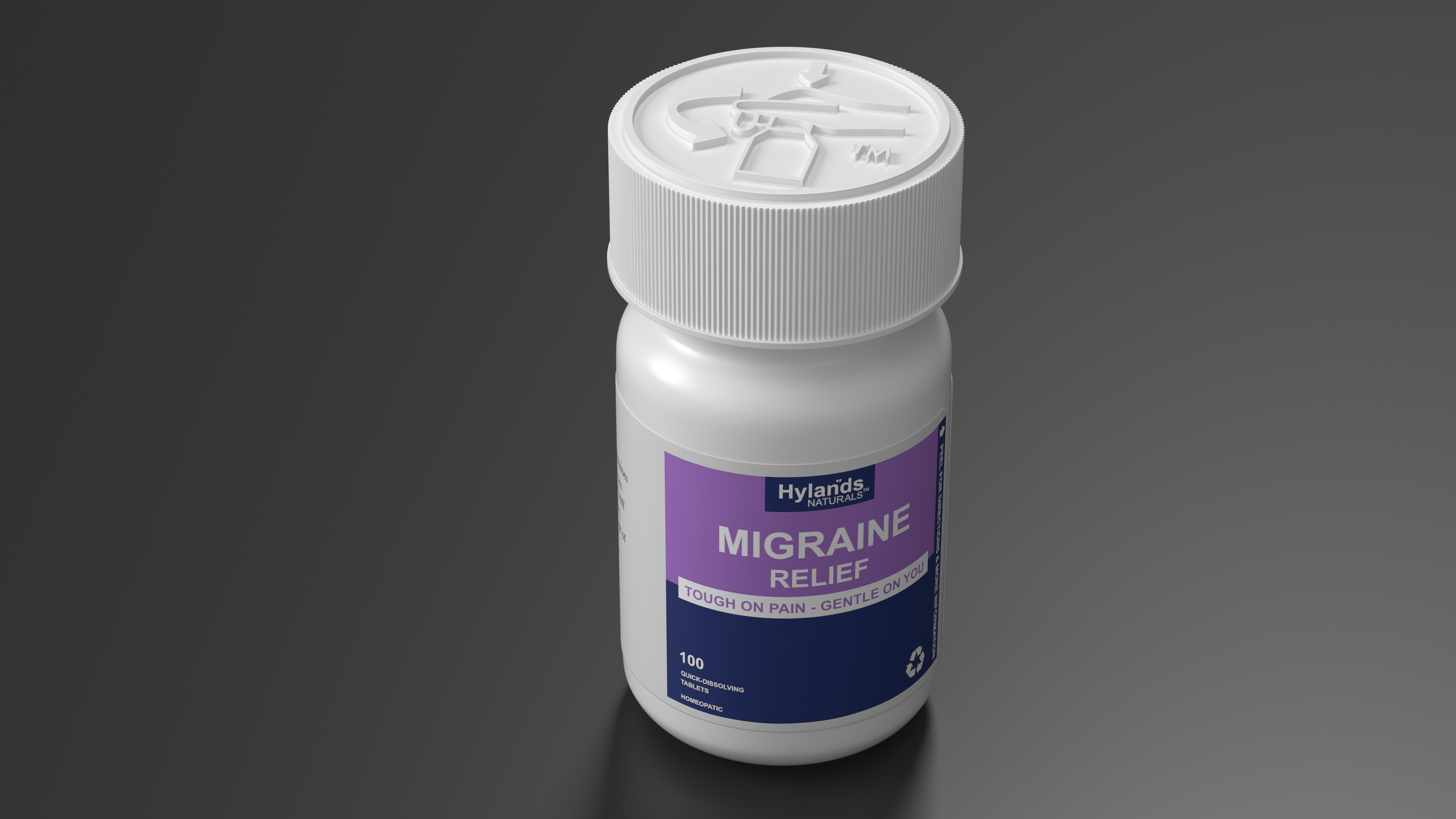 Migraine Relief Bottle Hylands Naturals for 3D Print 3D