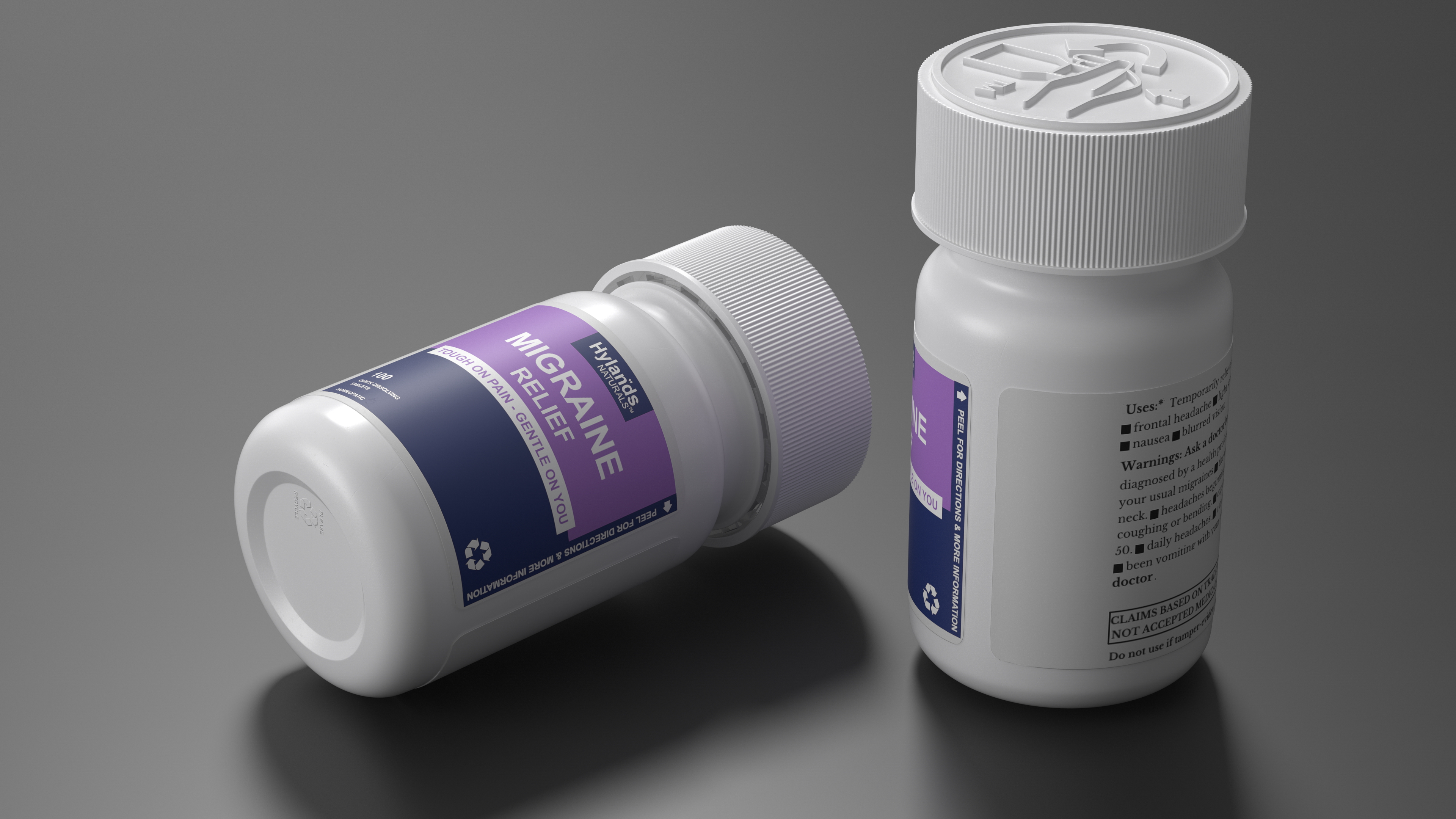 Migraine Relief Bottle Hylands Naturals for 3D Print 3D