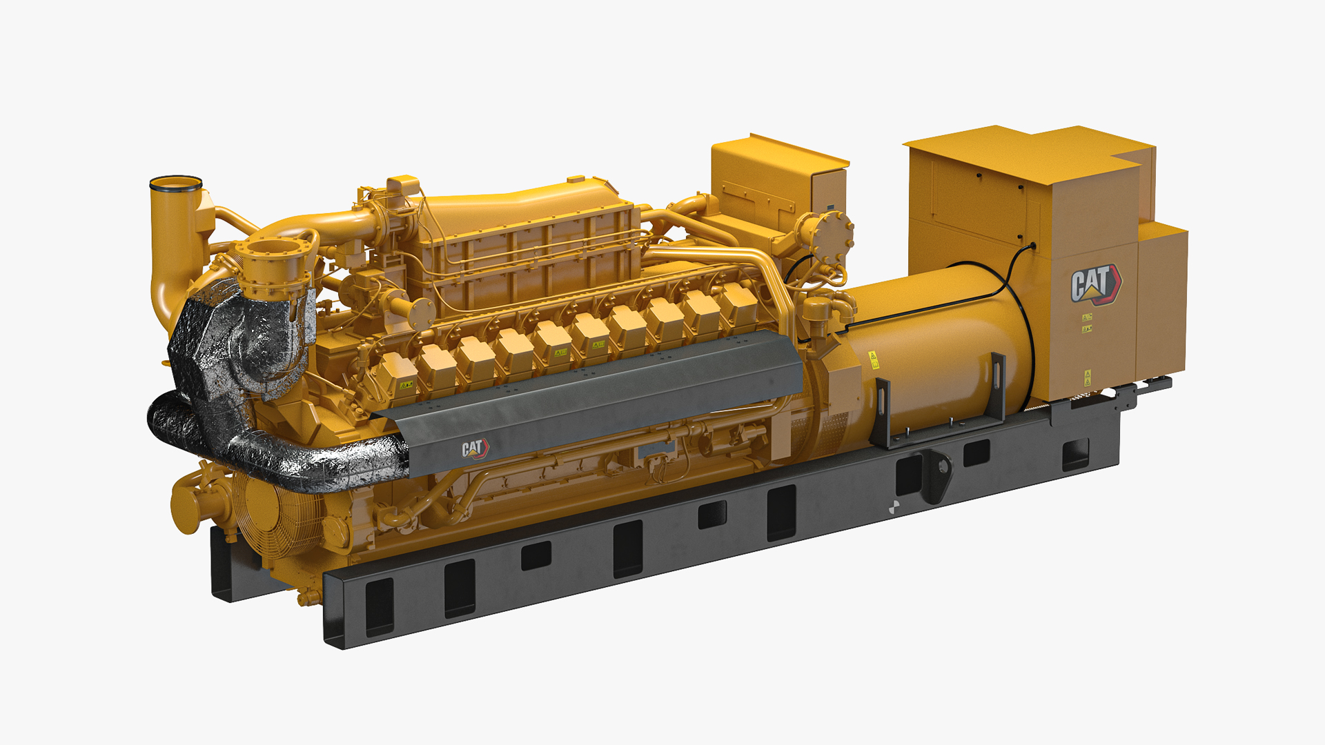 Gas Generator CAT G3520E 3D model