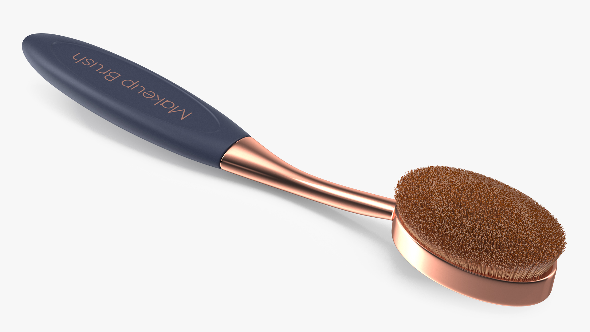 Concealer Oval Brush Fur 3D model