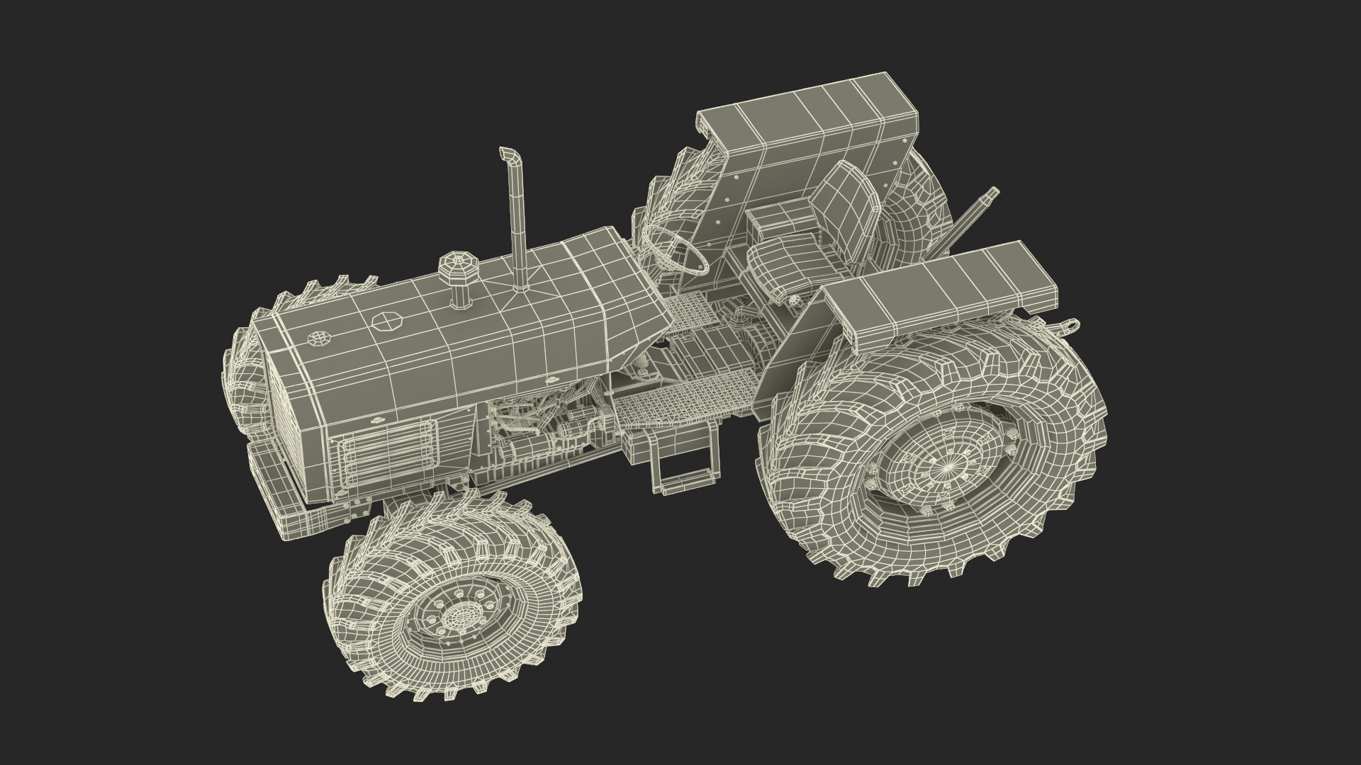 Farm Tractor 3D