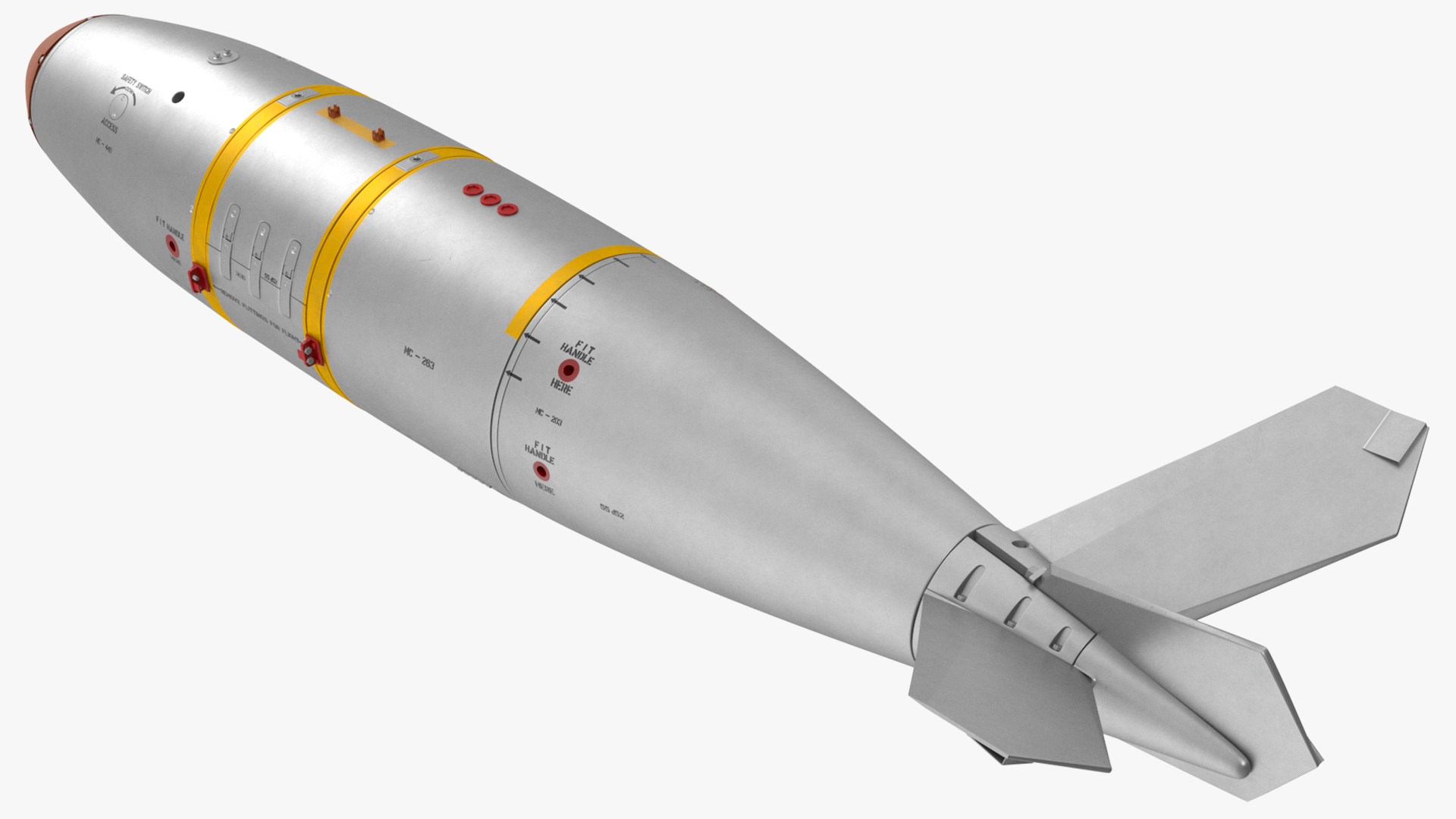 3D Mark 7 Thor Tactical Nuclear Bomb model