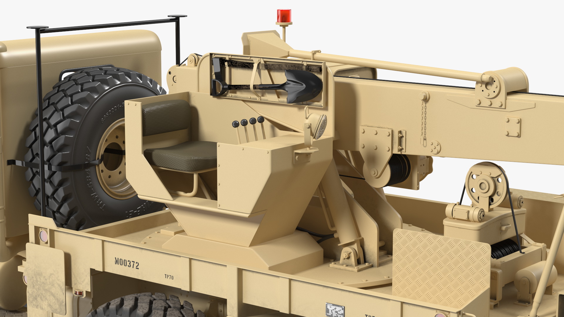 M939 Military Wrecker Light 3D