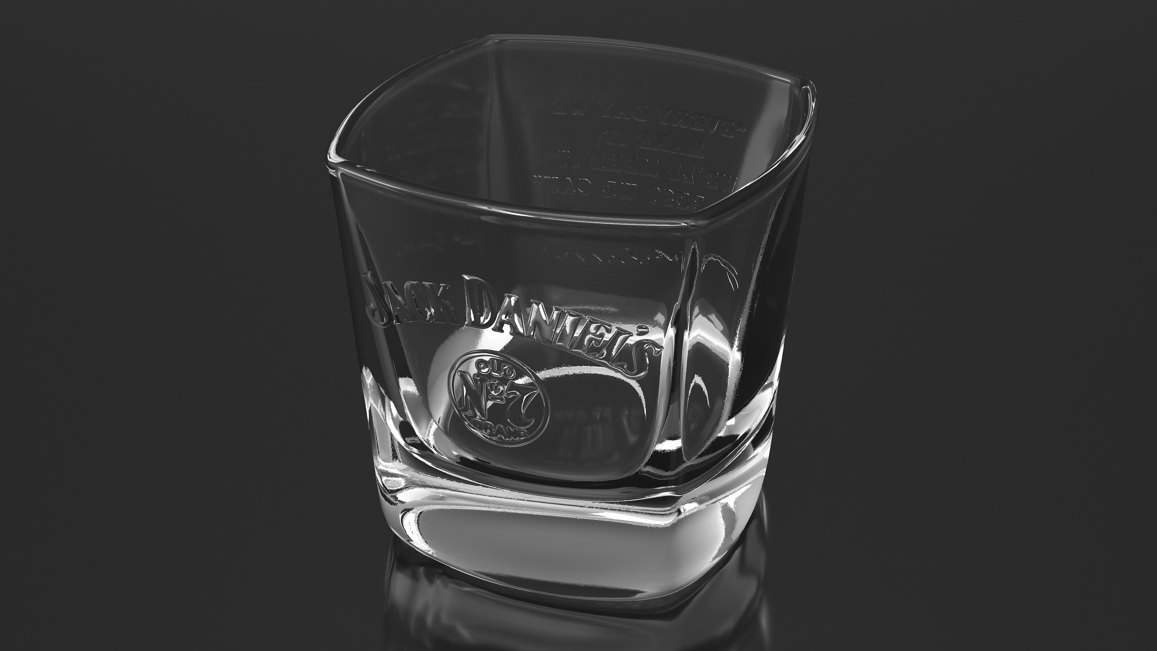 Jack Daniels Rocks Glass 3D model