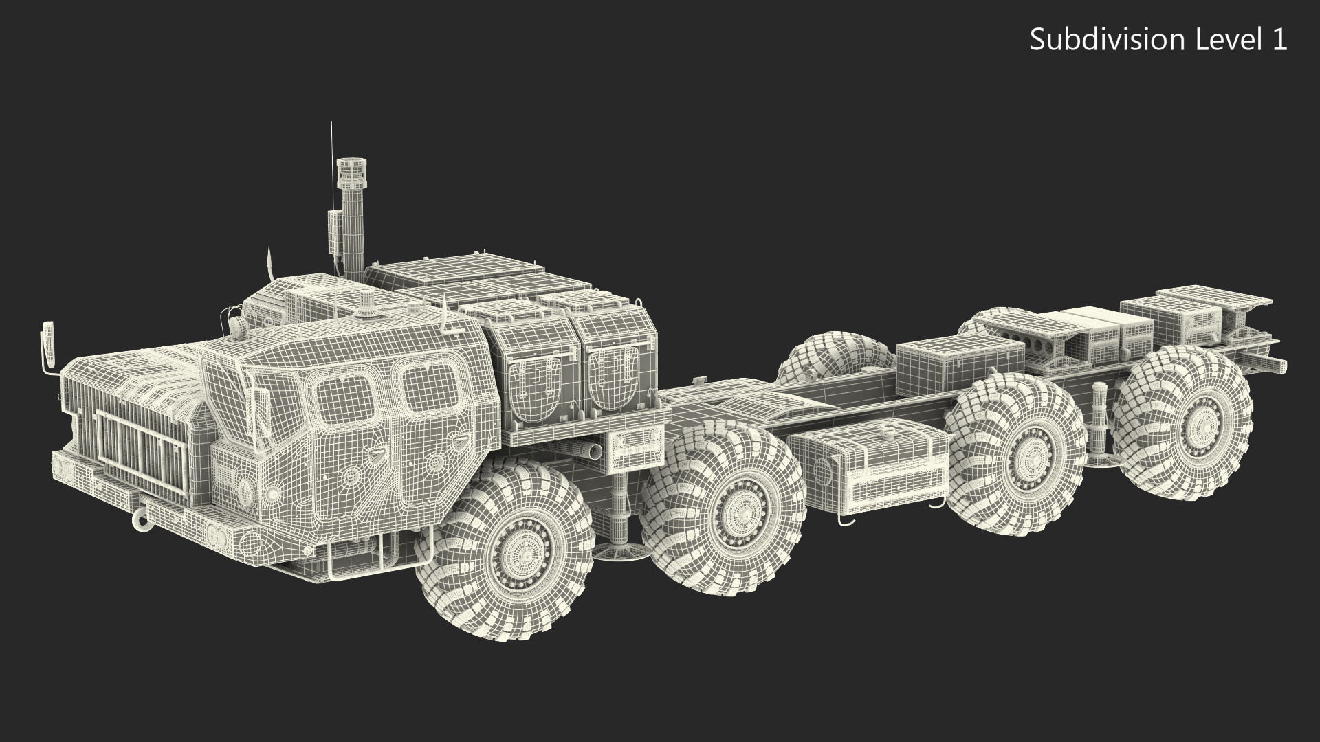 3D MAZ 543M 8x8 Truck model