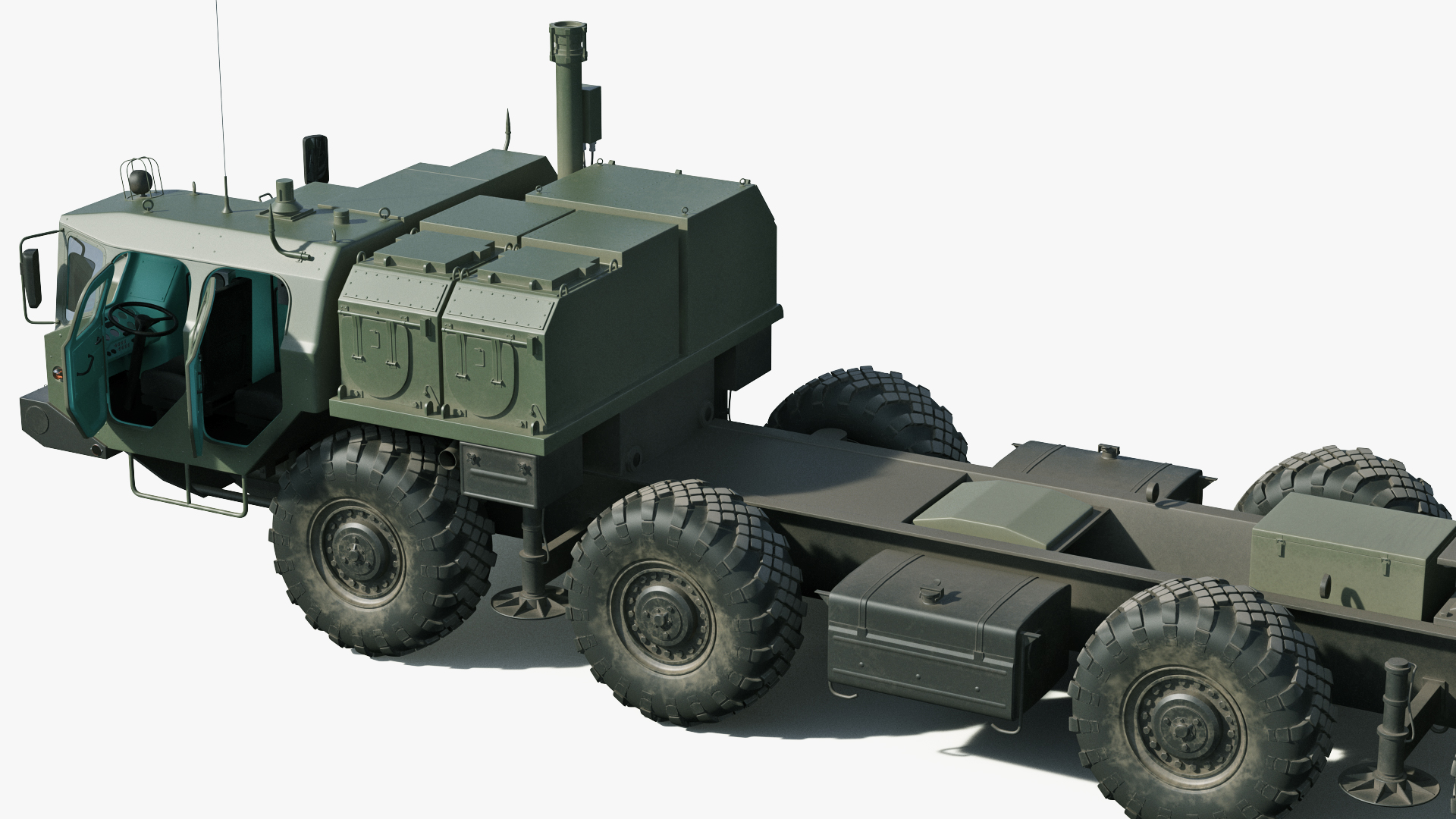 3D MAZ 543M 8x8 Truck model