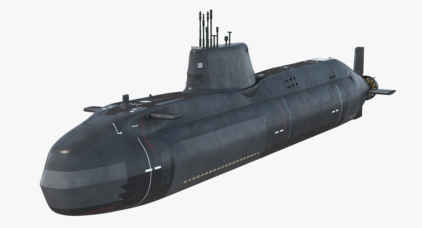 3D model HMS Artful SSNs Submarine