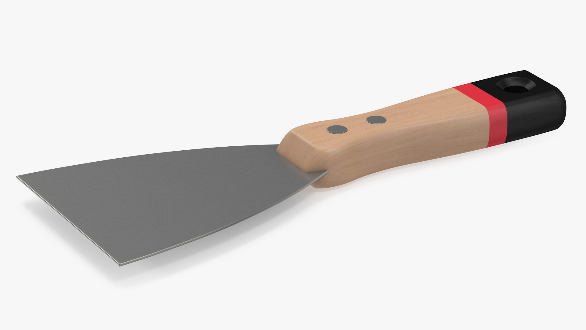 3D Scraper 3 Inch Wood Handle