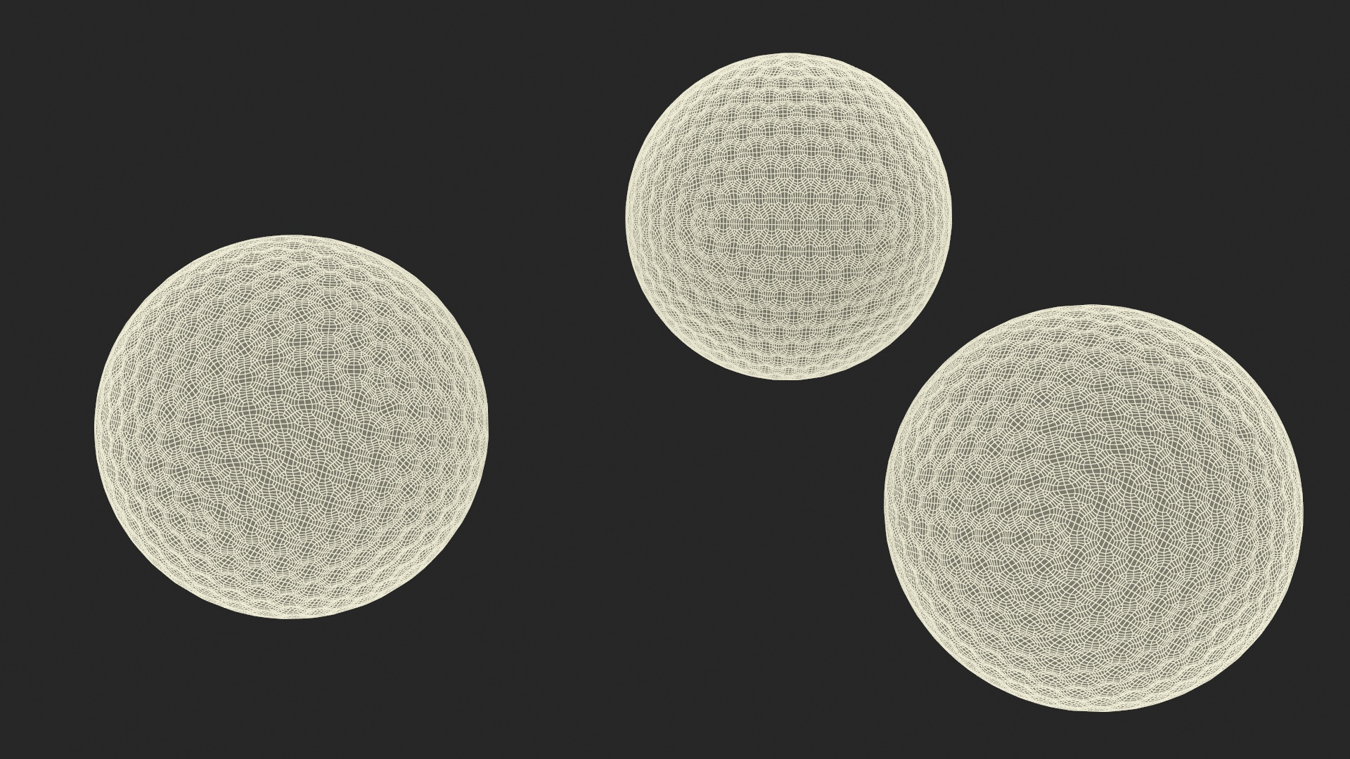 3D Golf Ball Resting on a Tee