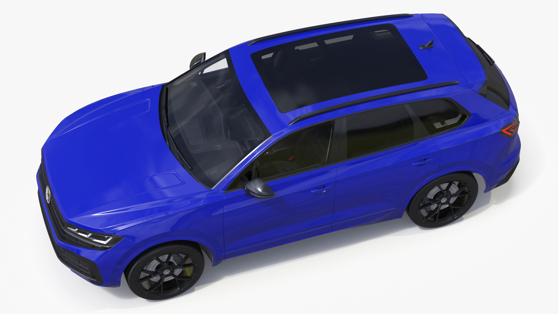 3D Volkswagen Touareg 2024 Blue model