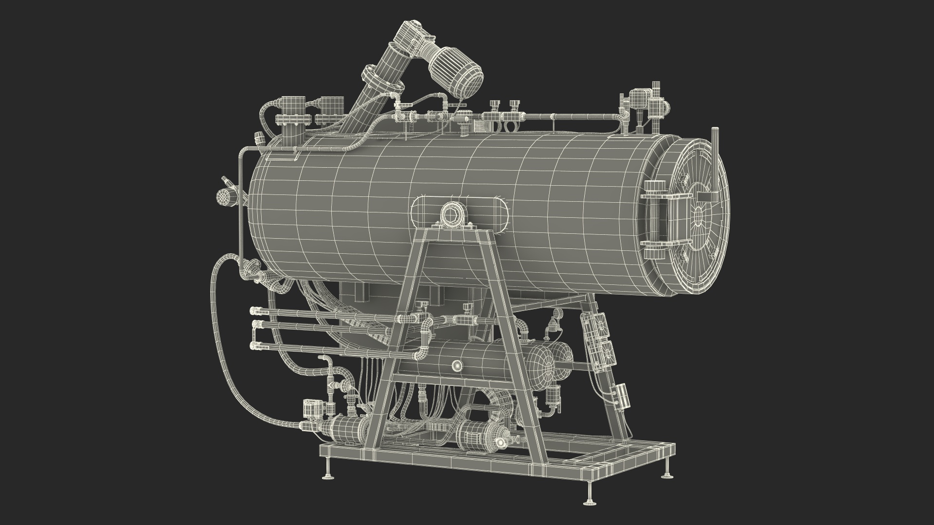 Alkaline Hydrolysis Machine 3D