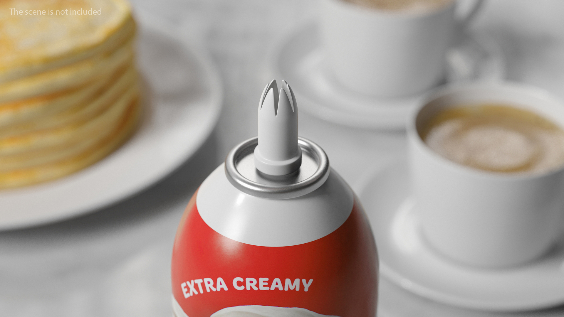 Original Dairy Whipped Topping Can 3D model