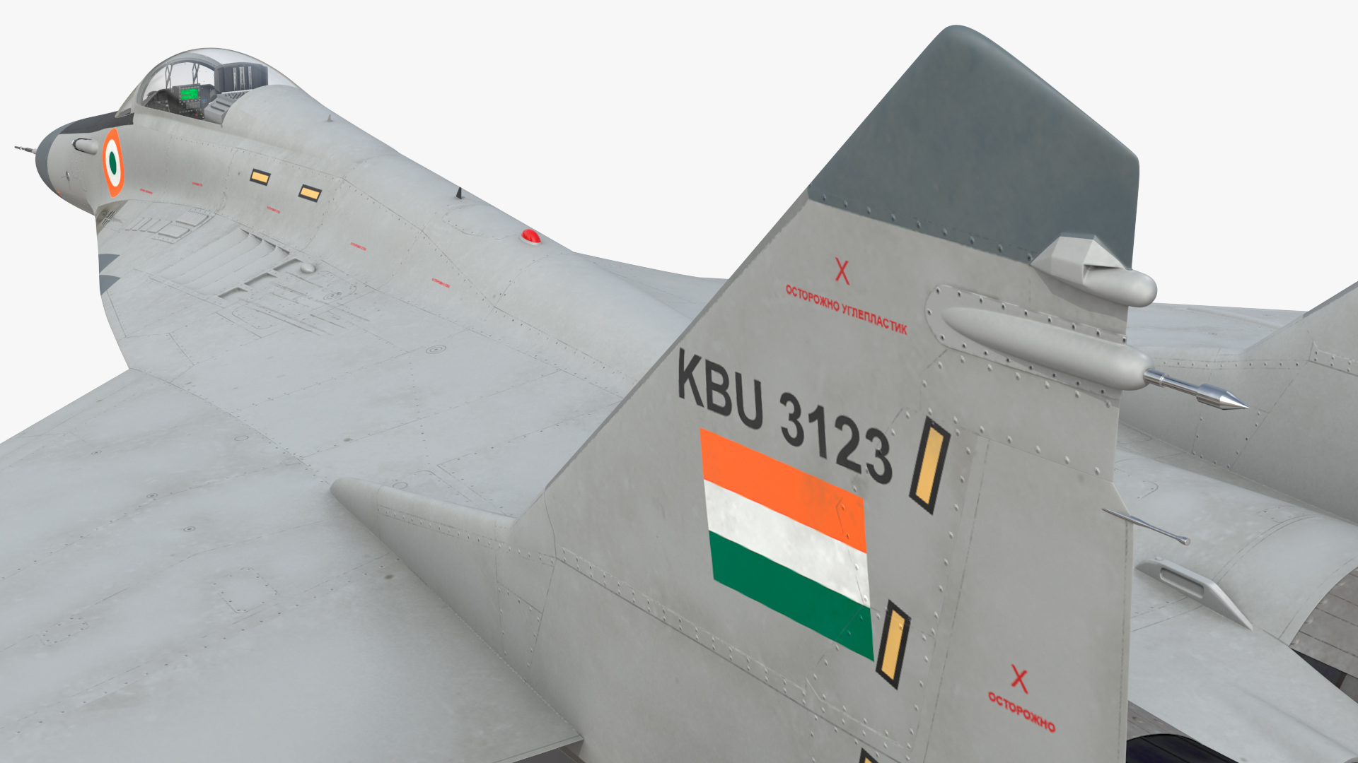 3D MiG 29K Multirole Fighter Aircraft Indian Navy