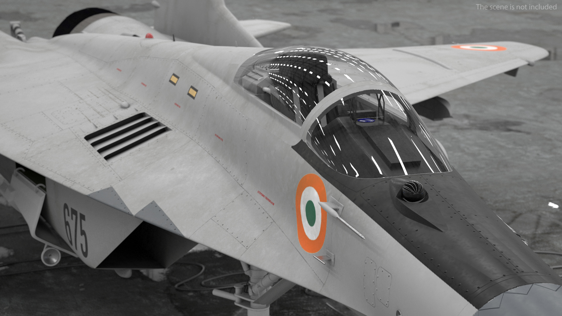 3D MiG 29K Multirole Fighter Aircraft Indian Navy