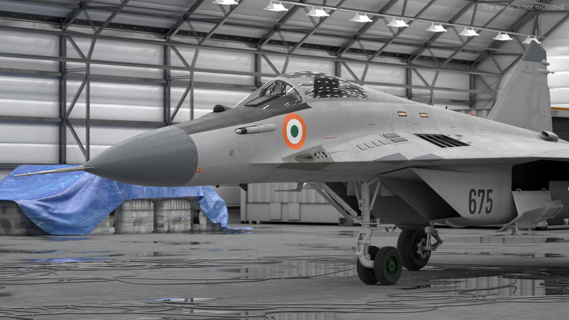 3D MiG 29K Multirole Fighter Aircraft Indian Navy