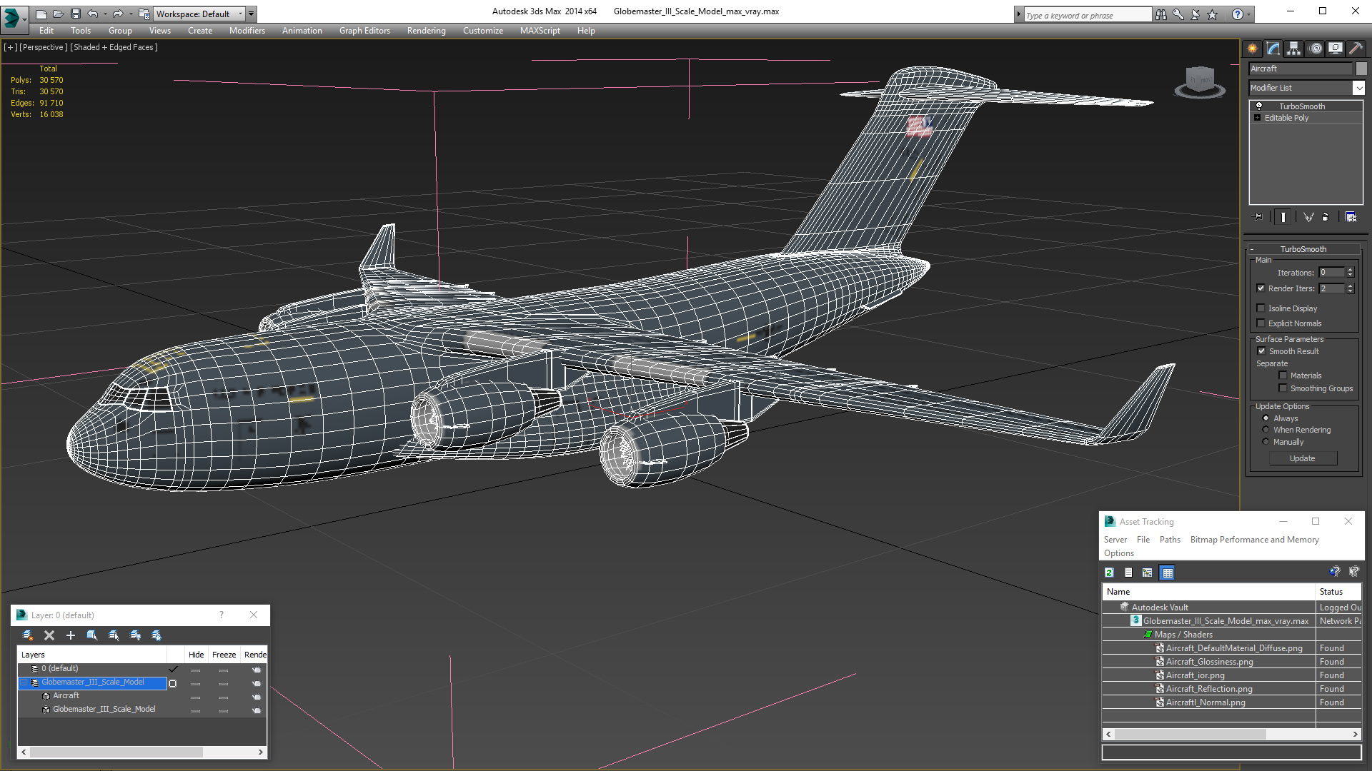 Globemaster III Scale Model 3D