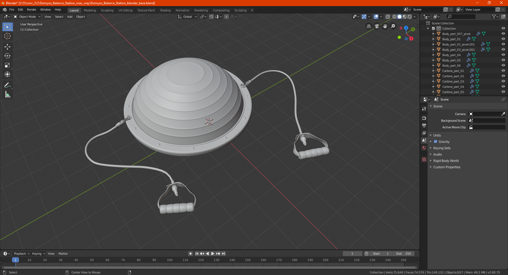 Domyos Balance Station 3D