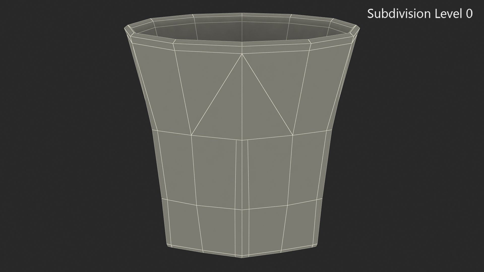 3D model Shot Glass of Whiskey with Ice