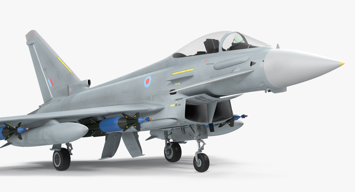 Multirole Fighter Eurofighter Typhoon 3D