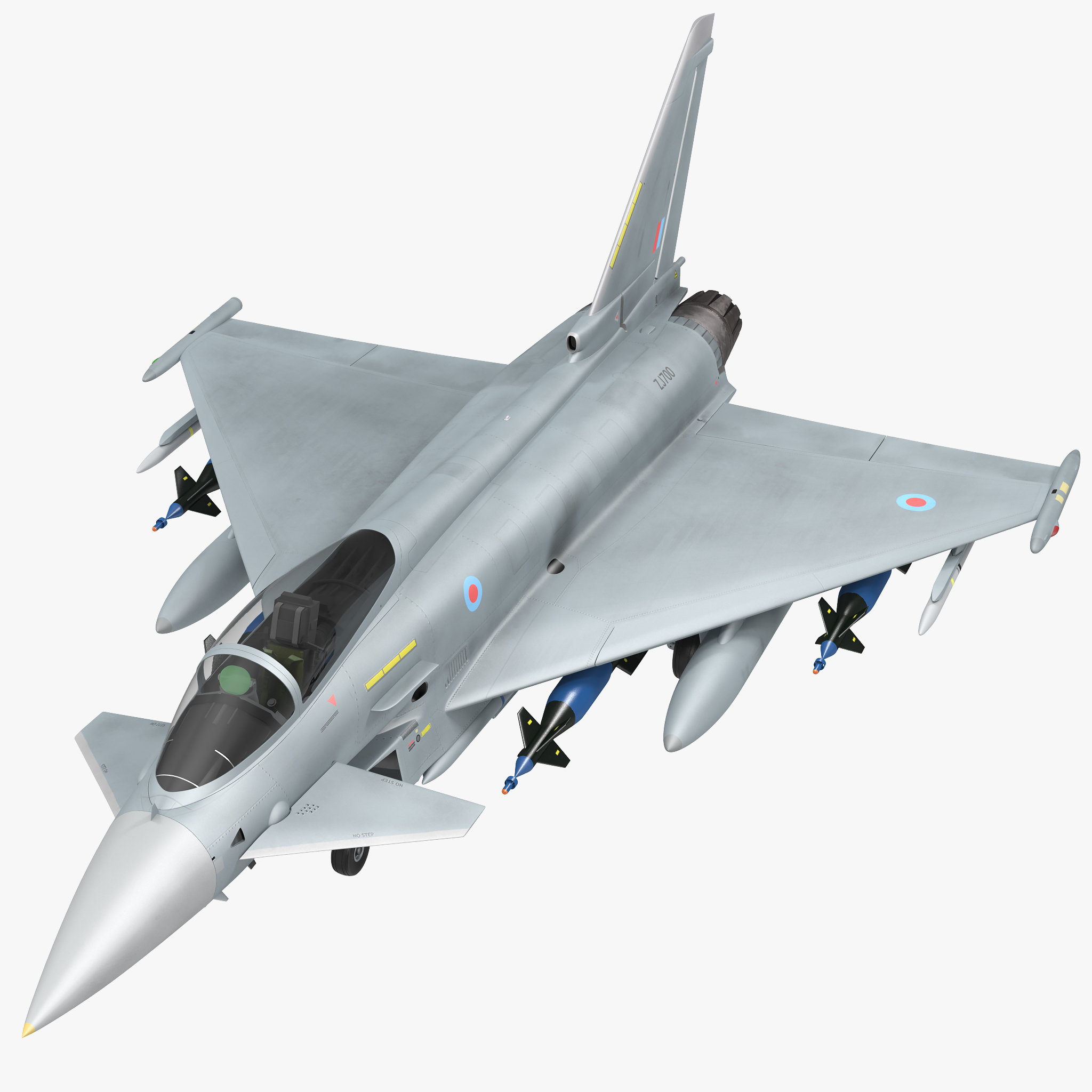 Multirole Fighter Eurofighter Typhoon 3D