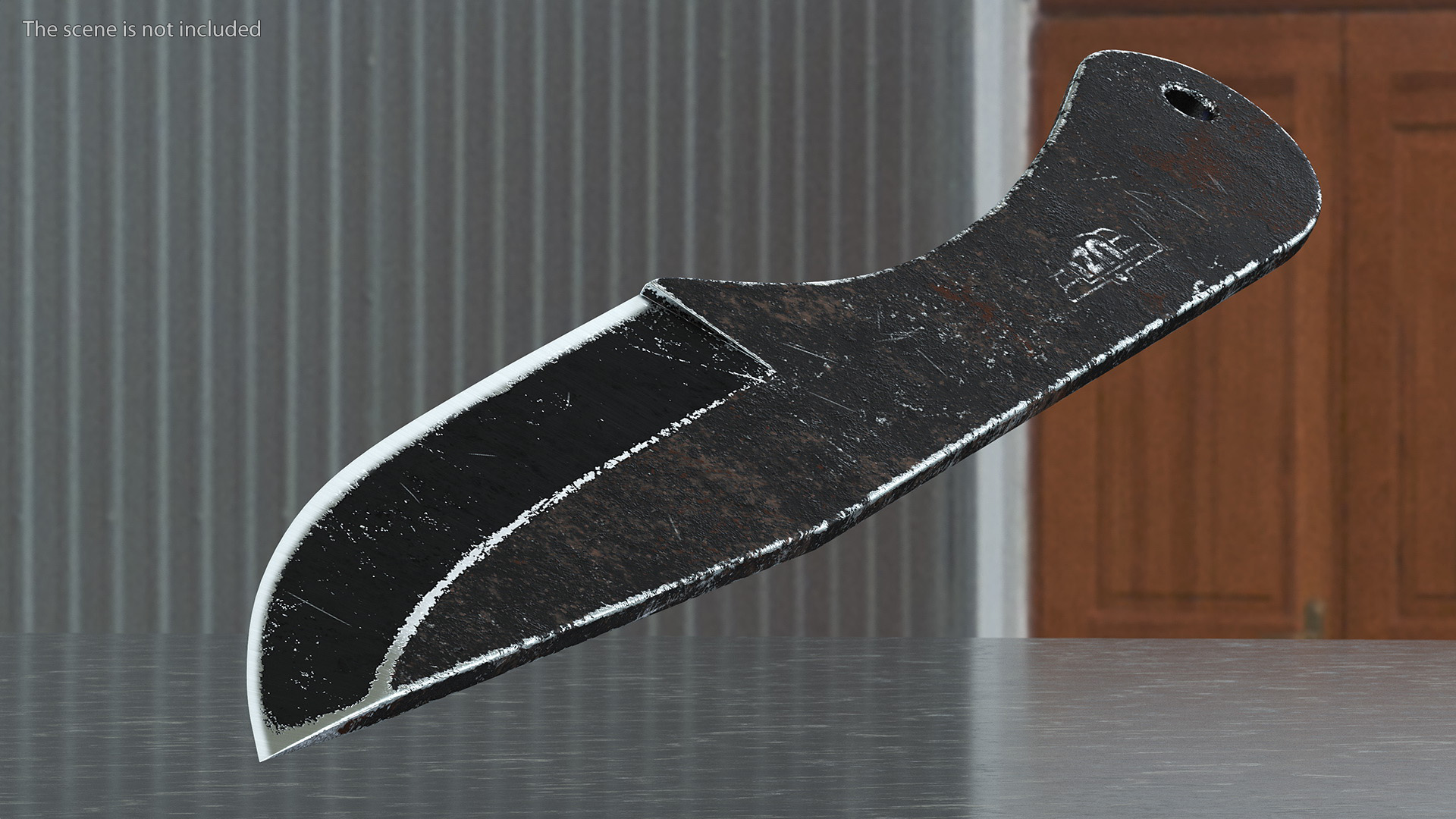 Fling Throwing Knife Old 3D model