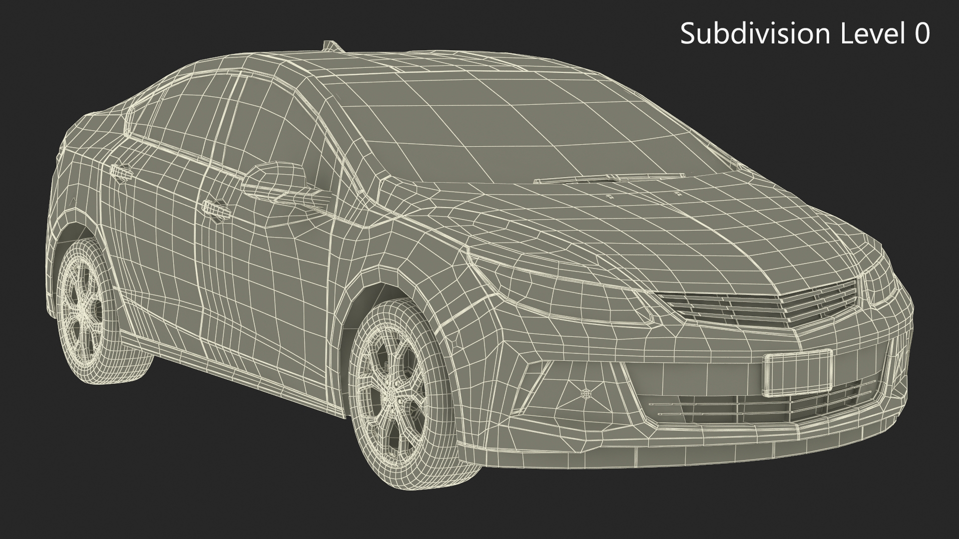 Hybrid Sedan 3D