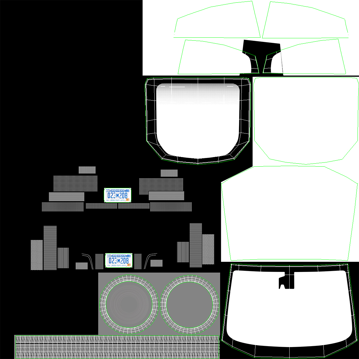 Hybrid Sedan 3D