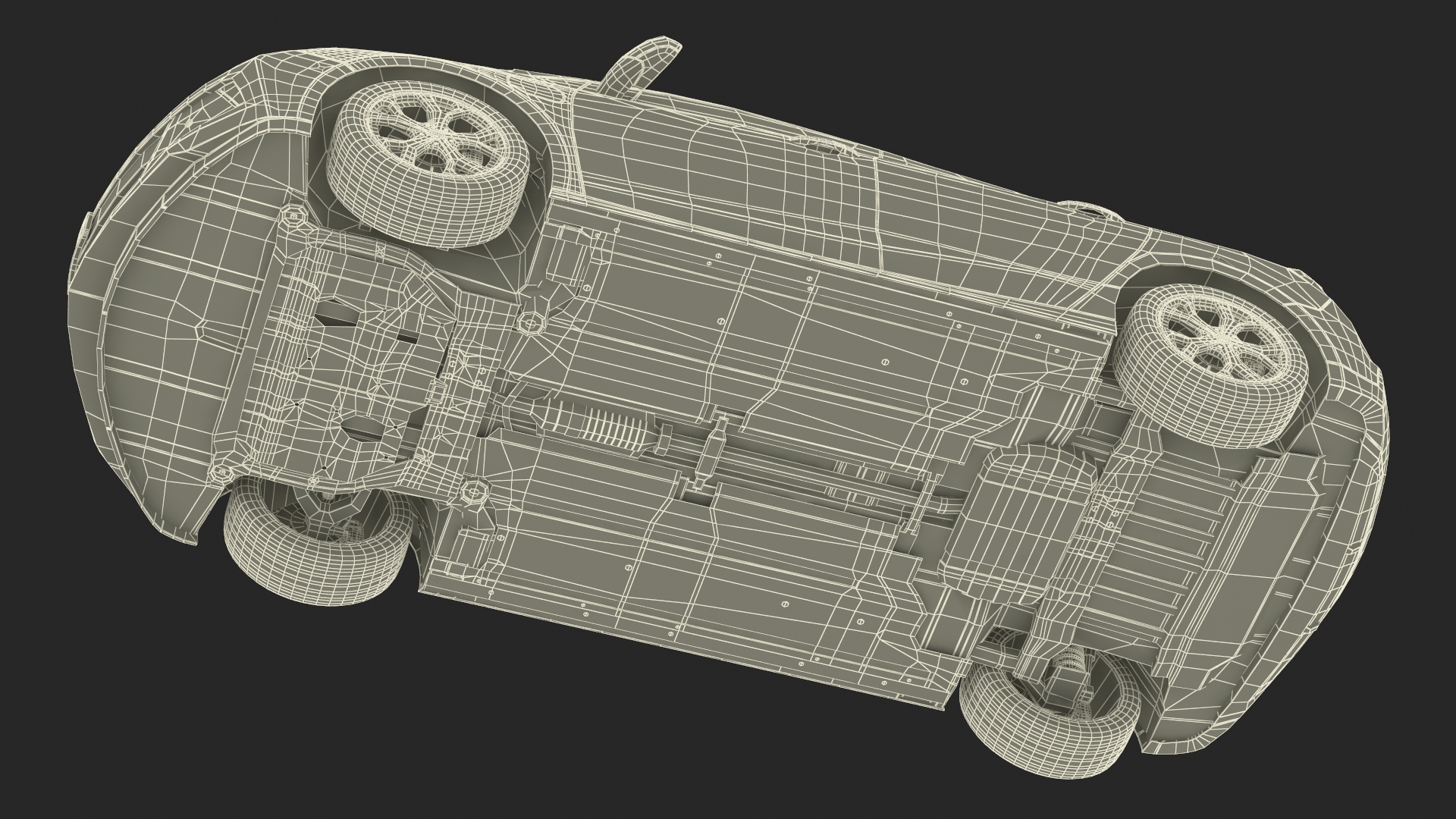 Hybrid Sedan 3D