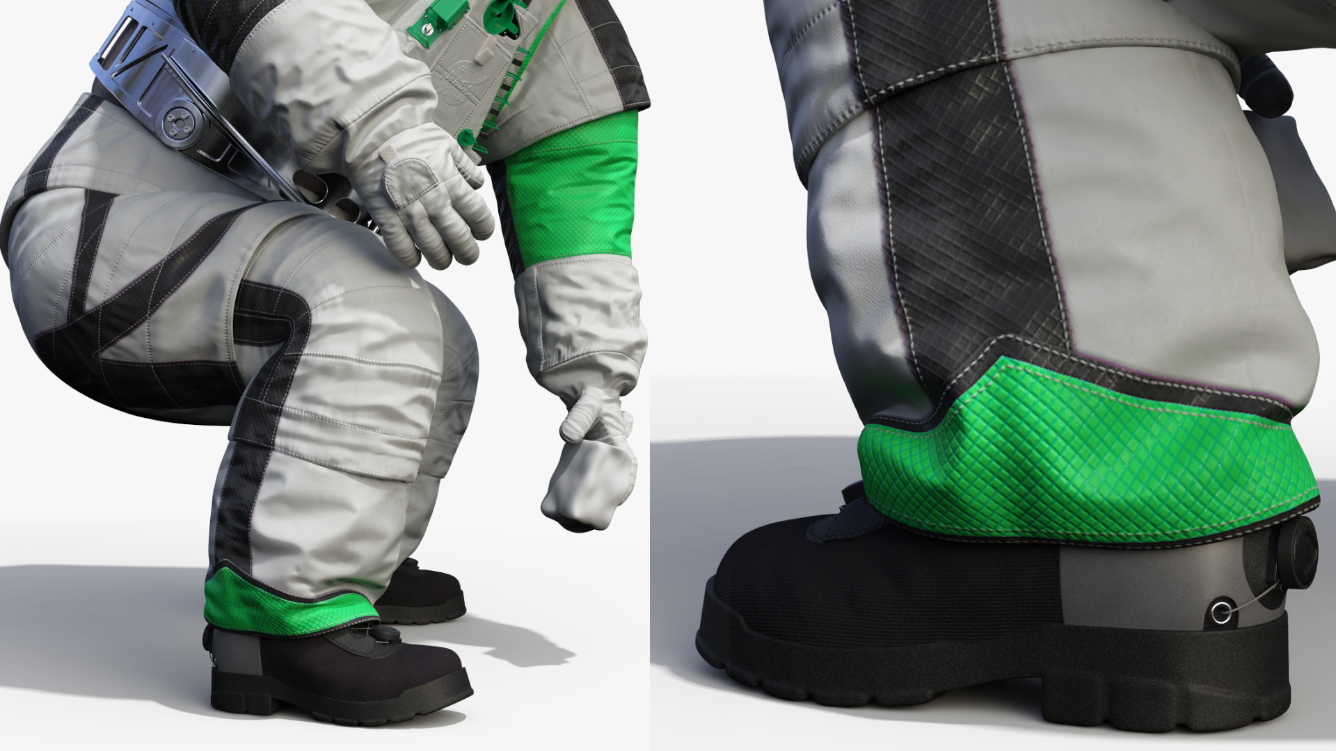 3D model Astronaut Wearing xEMU Working Pose