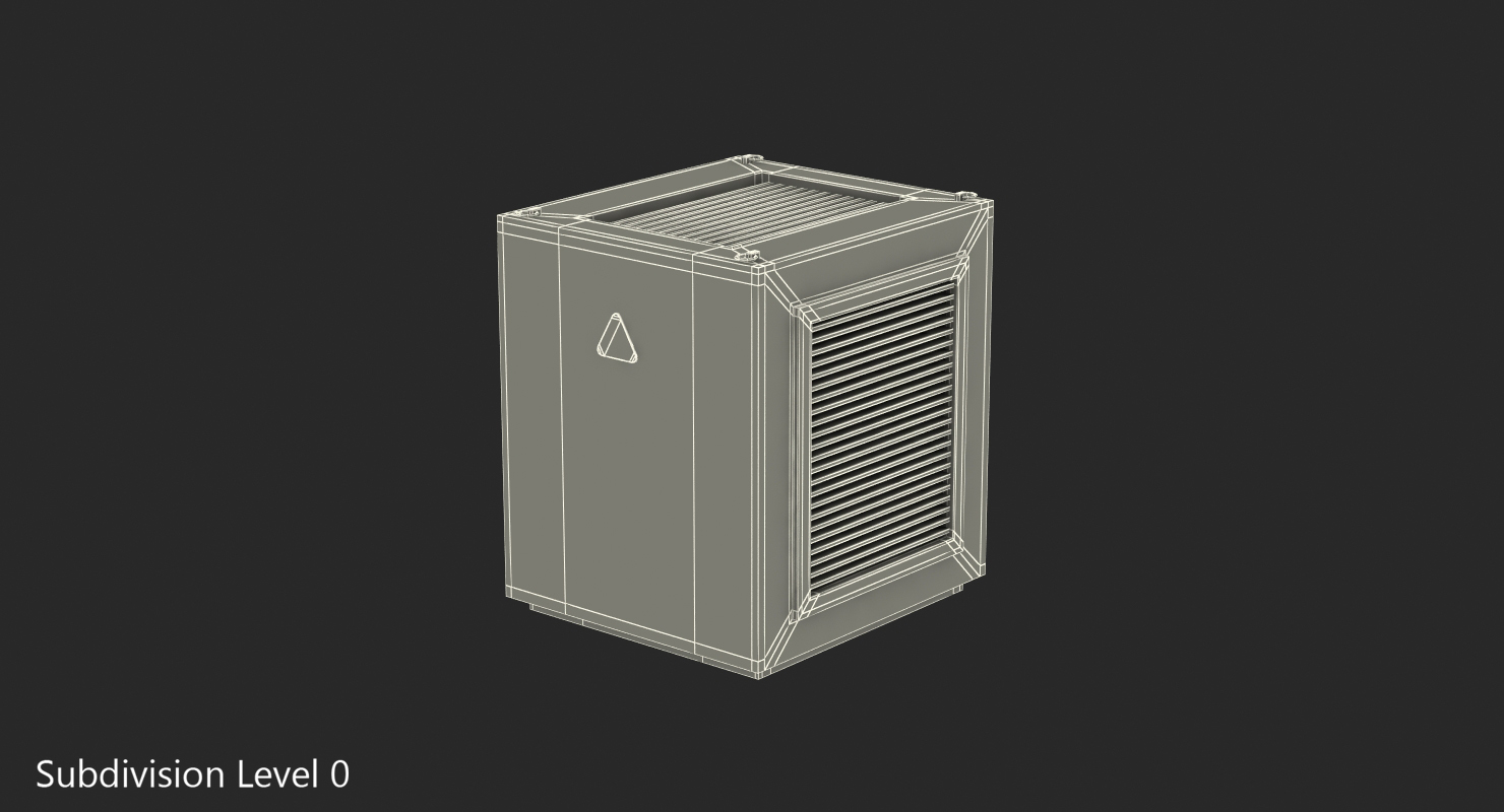 3D Industrial Rooftop AC Unit