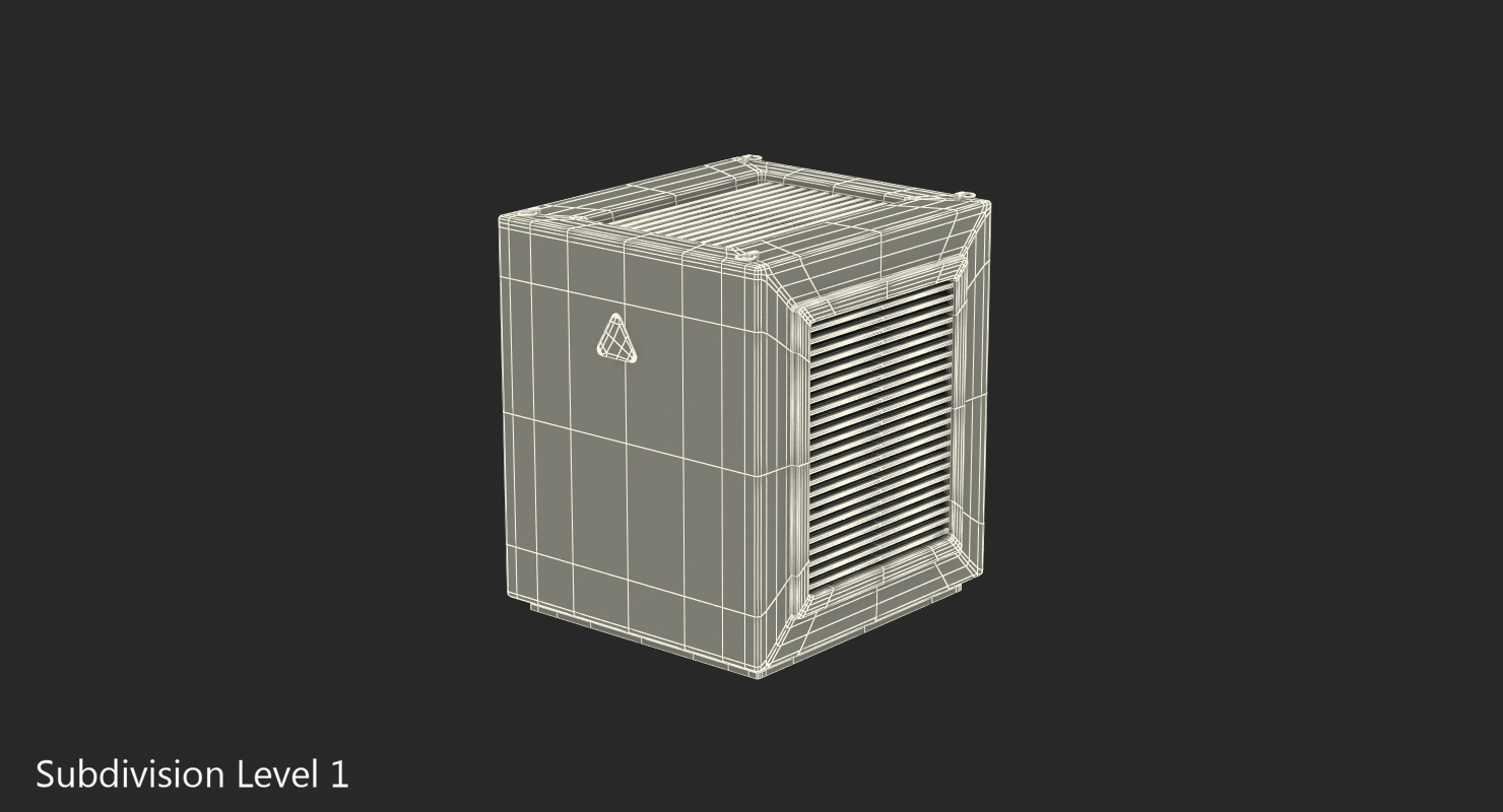 3D Industrial Rooftop AC Unit