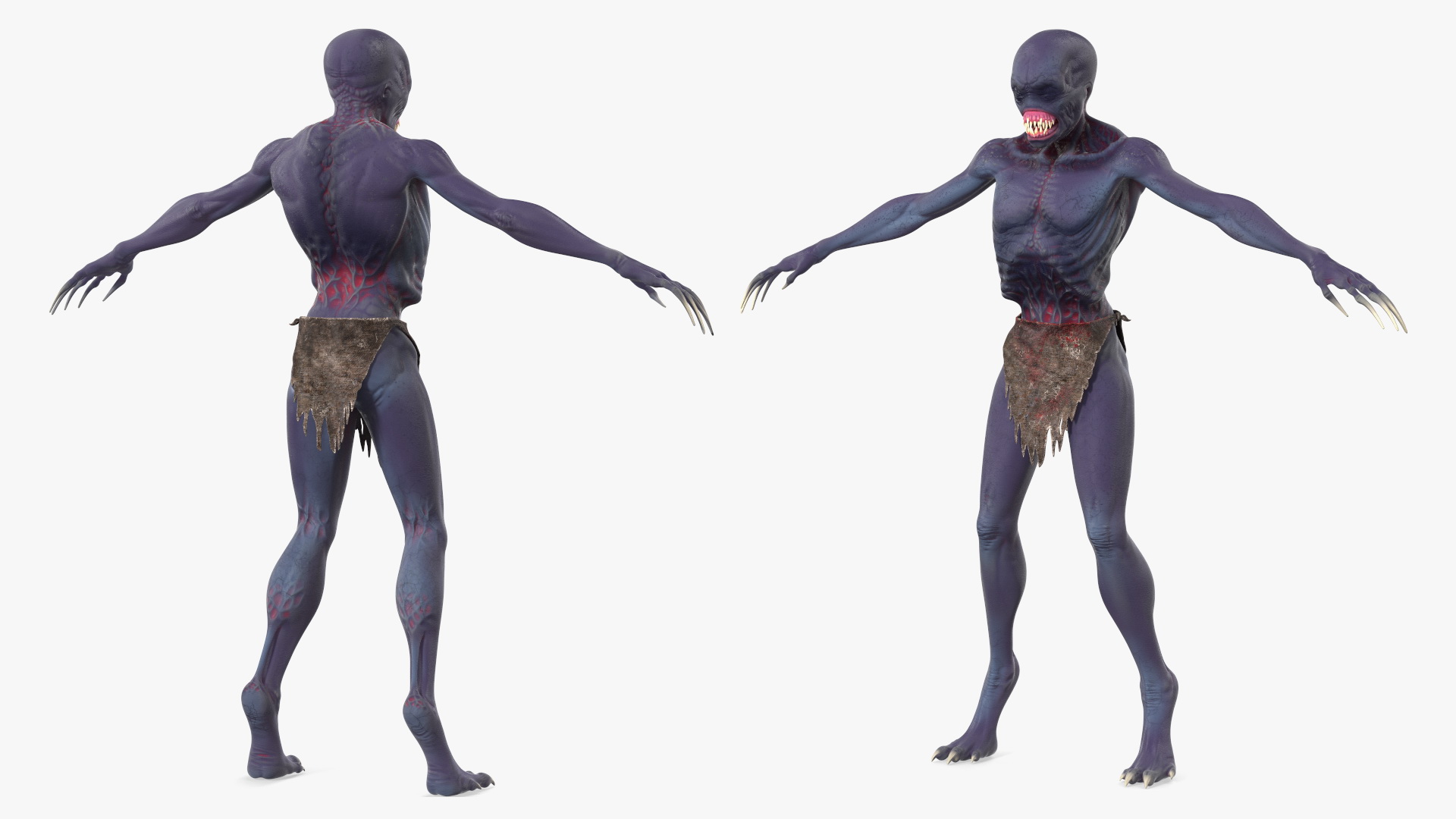 Scary Creature Neutral Pose 3D