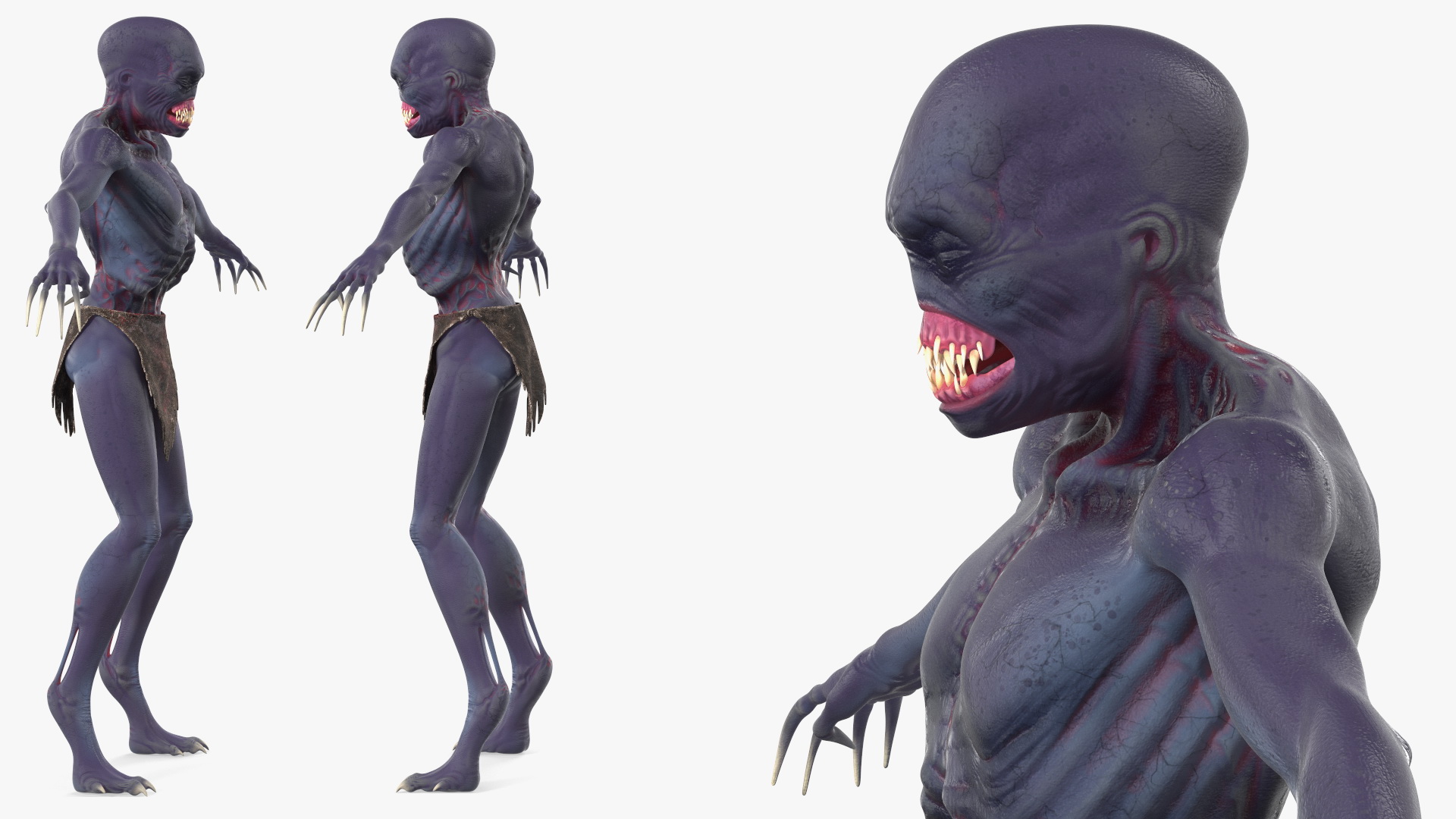 Scary Creature Neutral Pose 3D