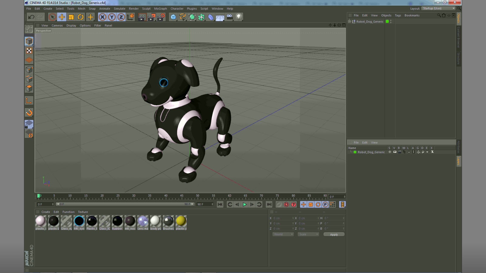 Robot Dog Generic 3D