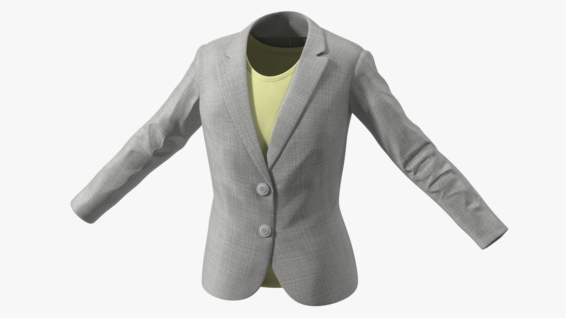 3D Ladies Suit Jacket model