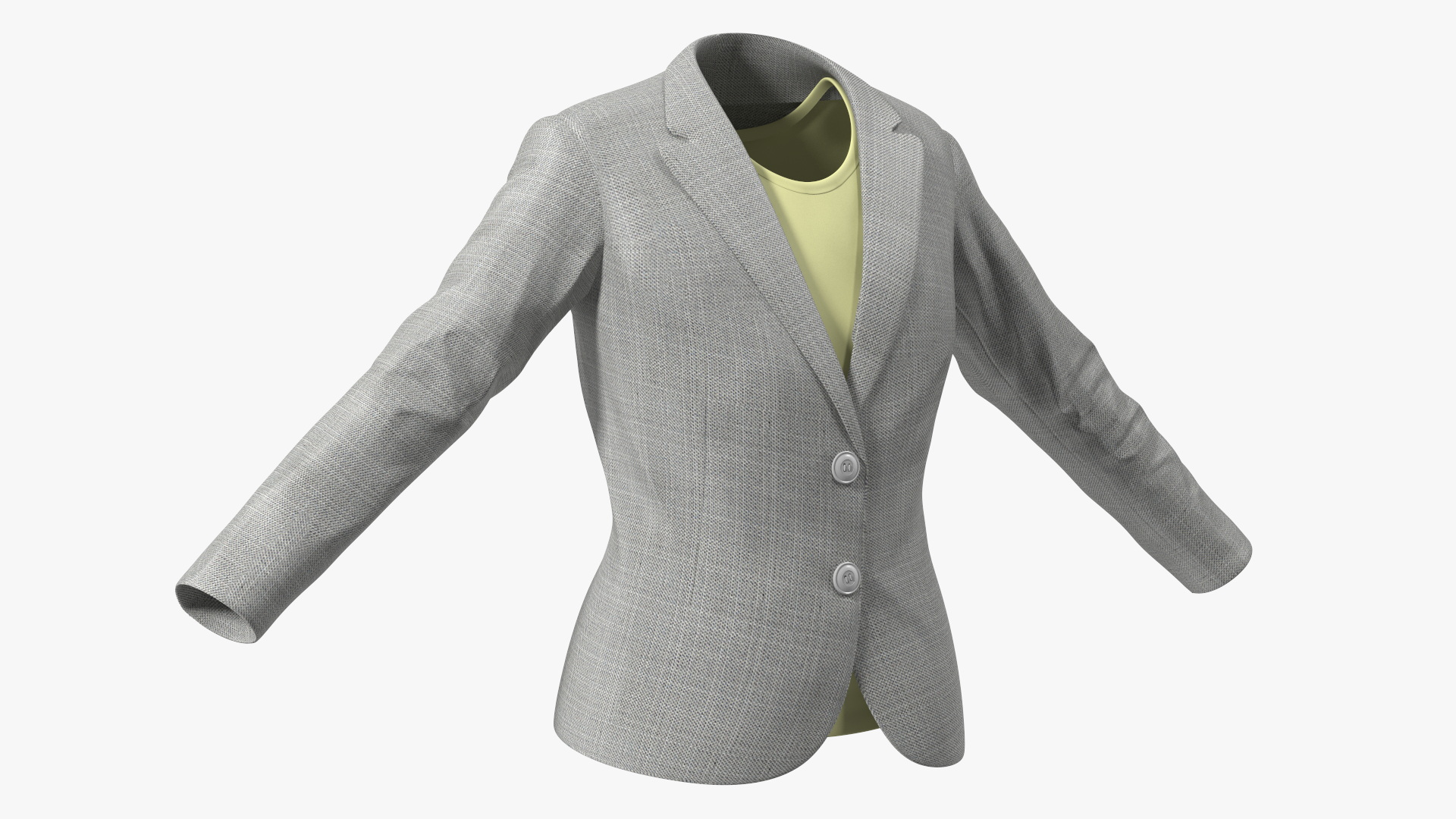 3D Ladies Suit Jacket model